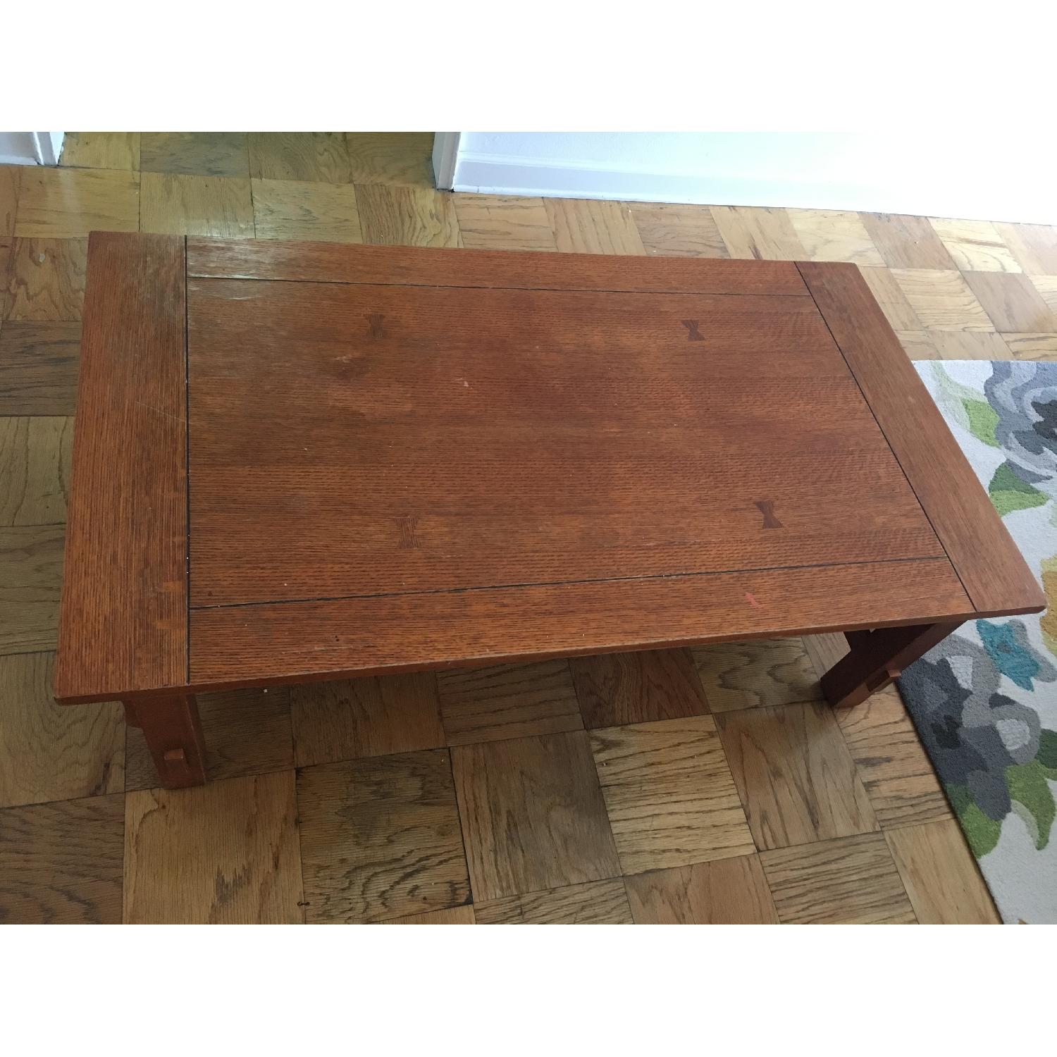 Light Wood Coffee Table - image-2