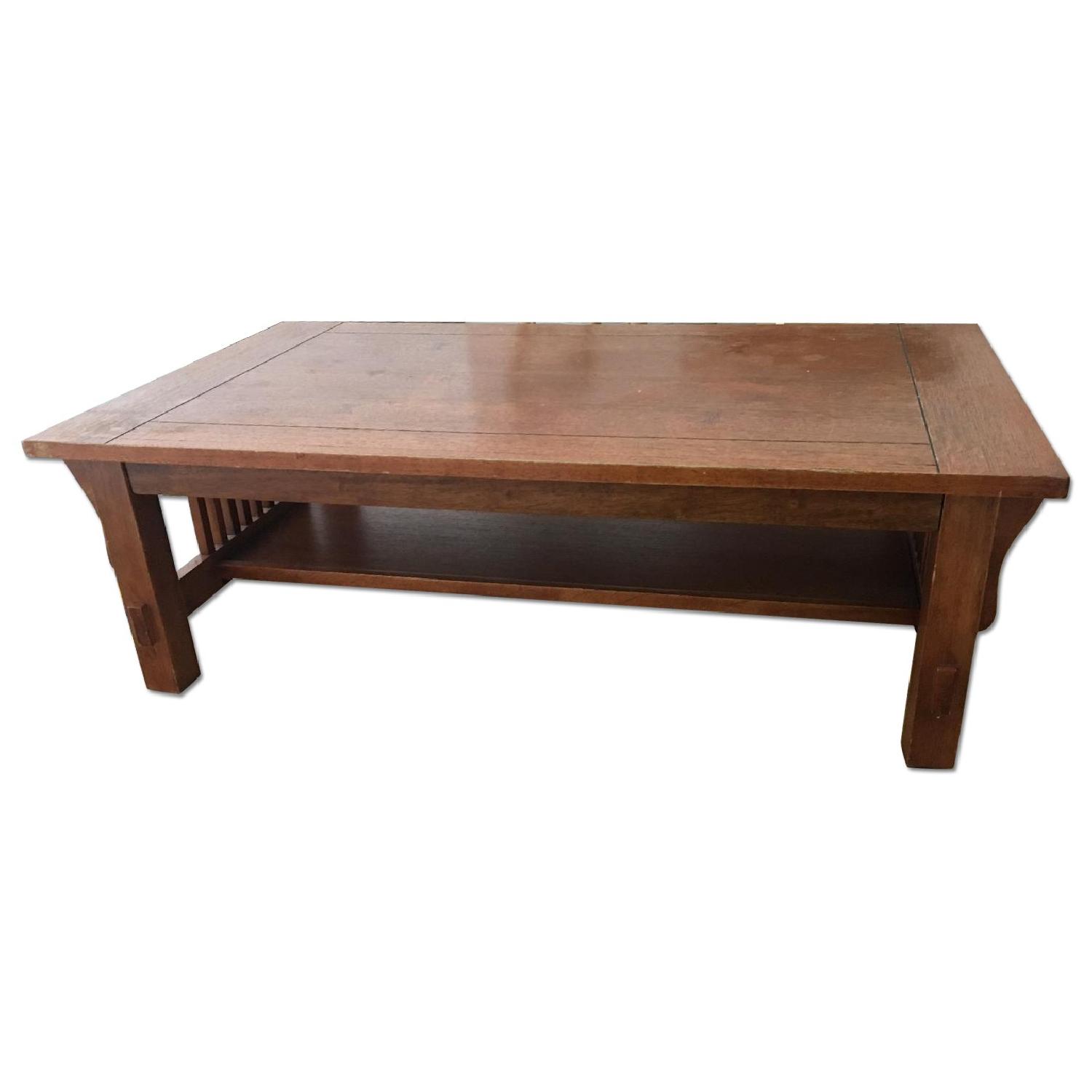 Light Wood Coffee Table - image-0