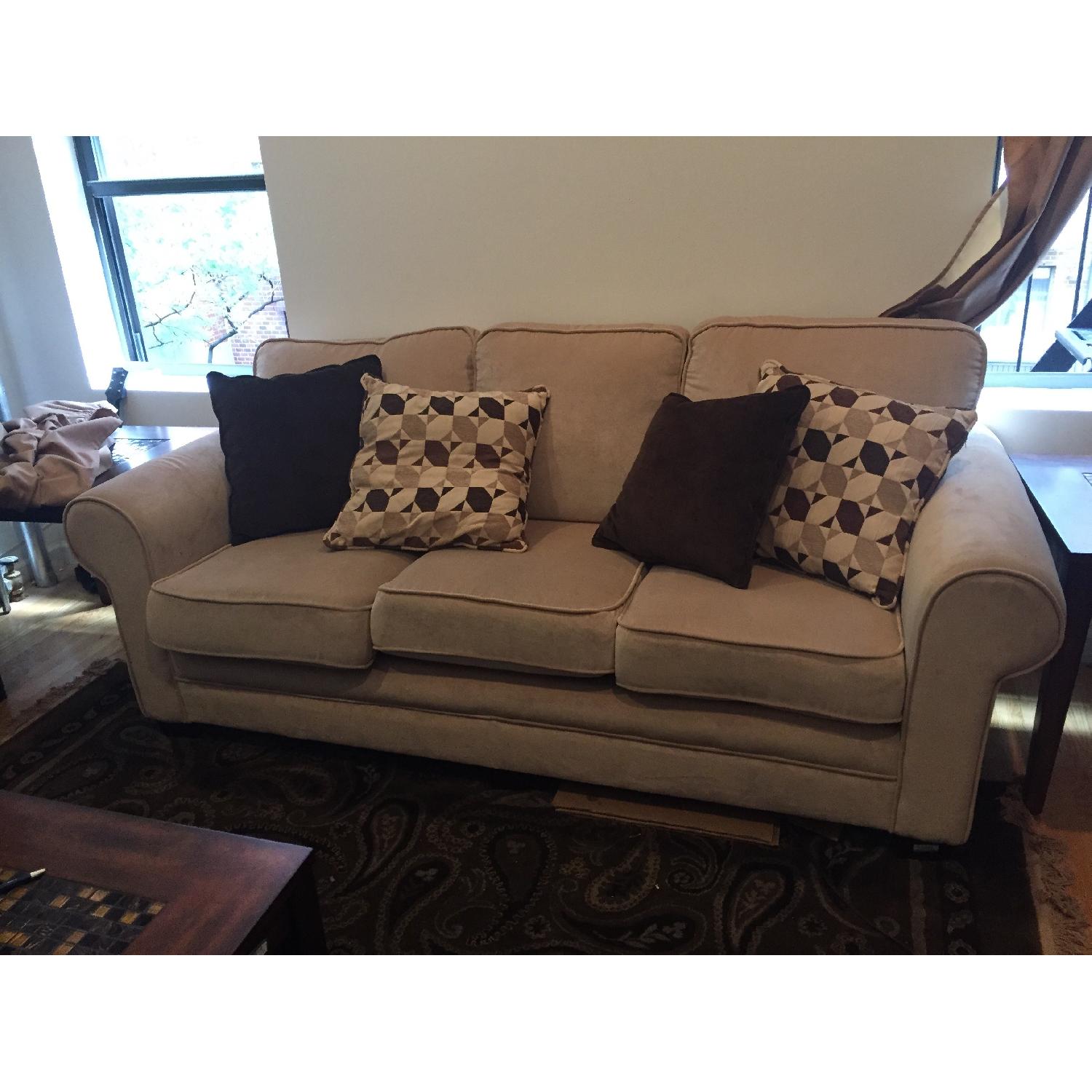 Bob's Maggie II Tan Sofa - image-1