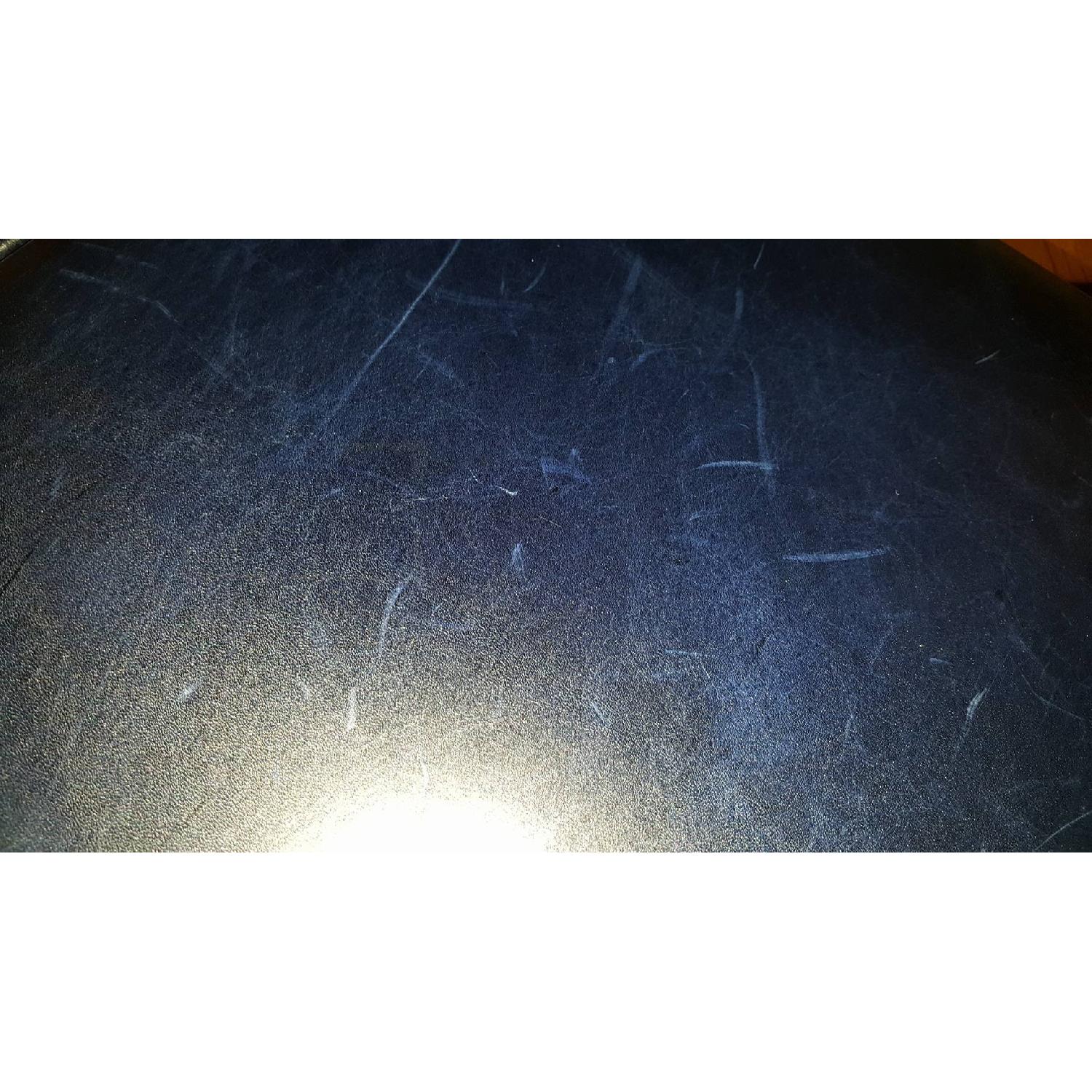 Royal Blue Square Ottoman - image-6