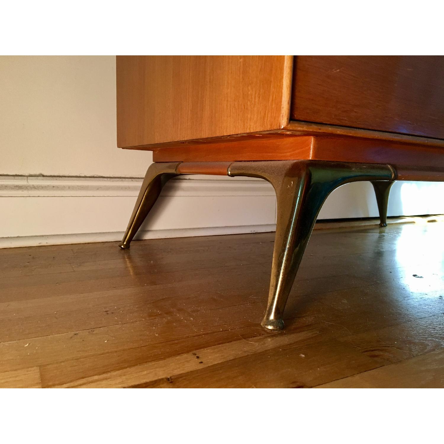 R-Way Walnut & Brass Short Dresser - image-4