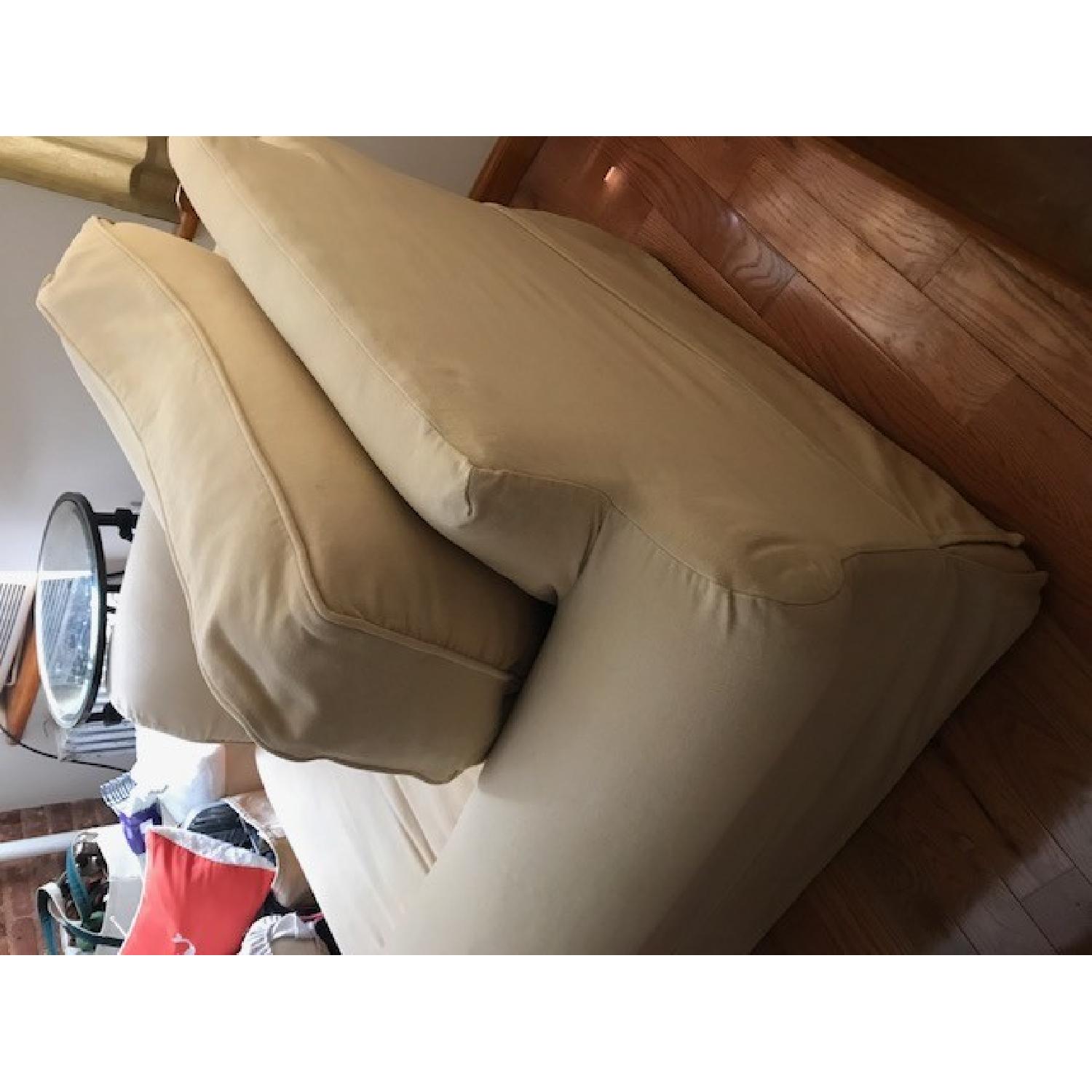 Pottery Barn Comfort Roll Arm Slipcovered Arm Chair - image-2