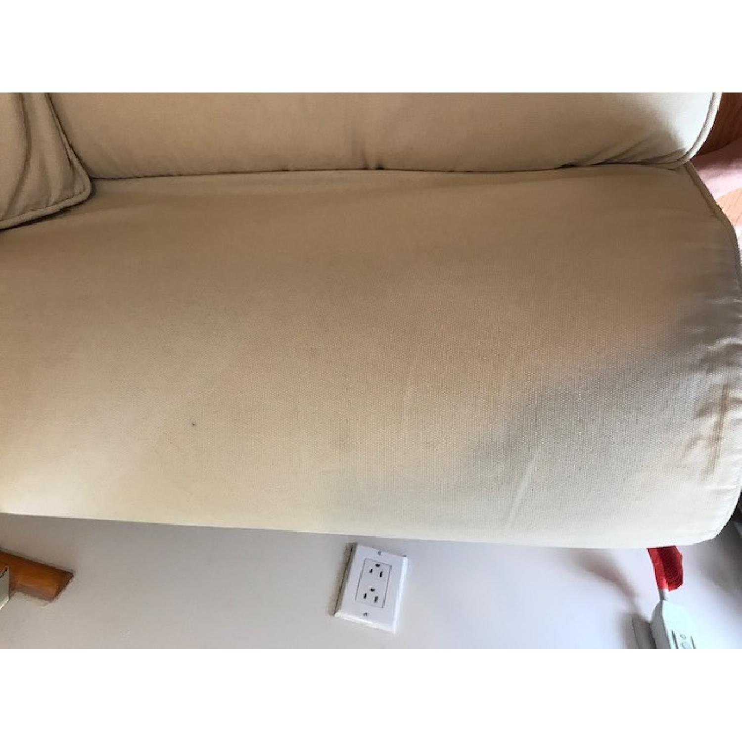 Pottery Barn Comfort Roll Arm Slipcovered Arm Chair - image-7