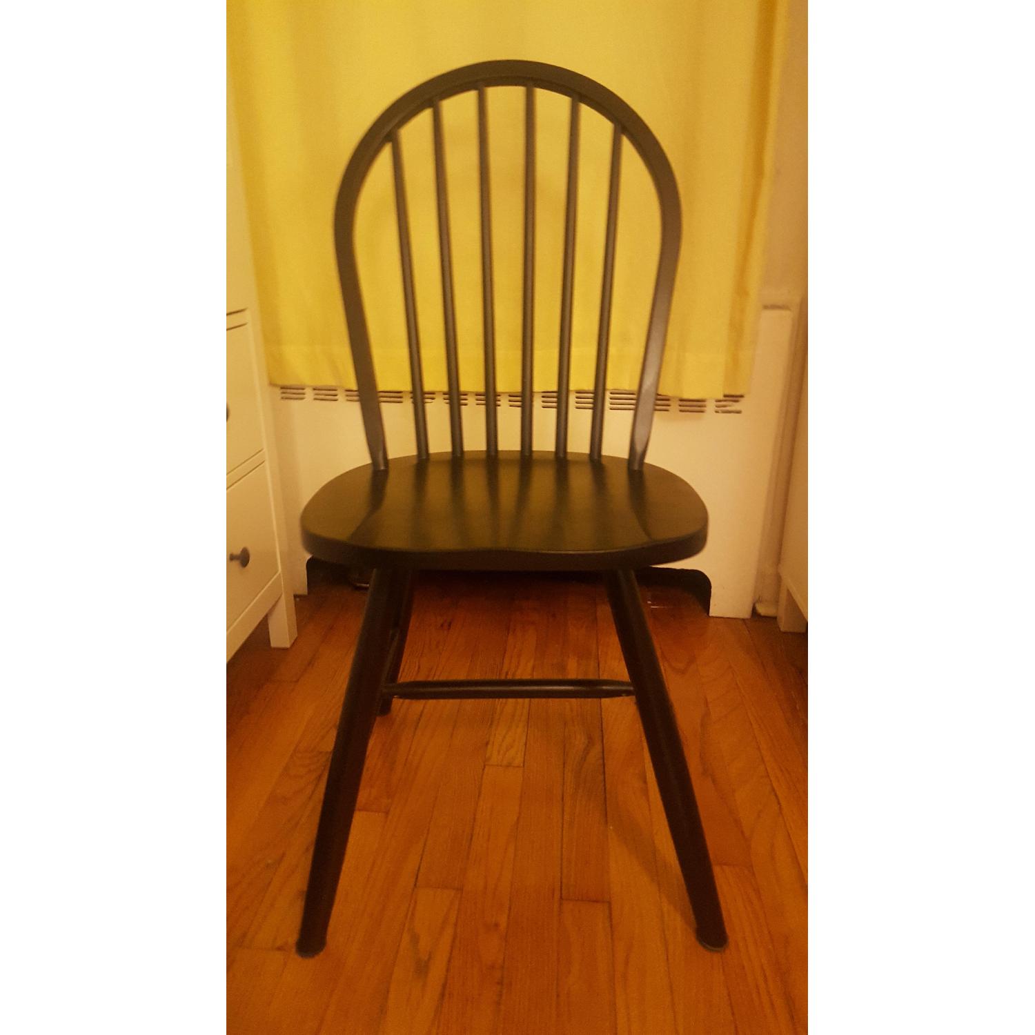 Ikea Dark Wood Dining Chairs AptDeco