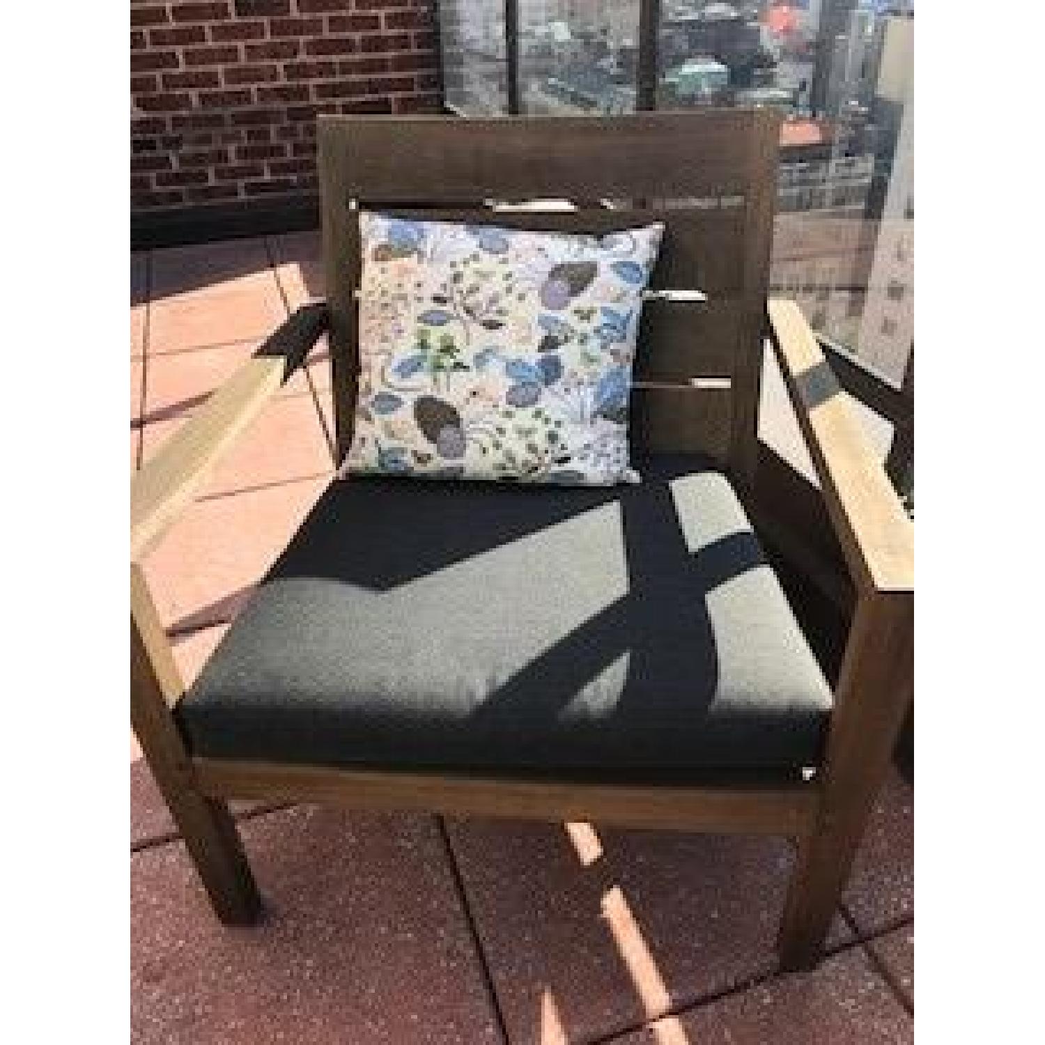 Crate & Barrel Regatta Outdoor Teak Furniture - image-2