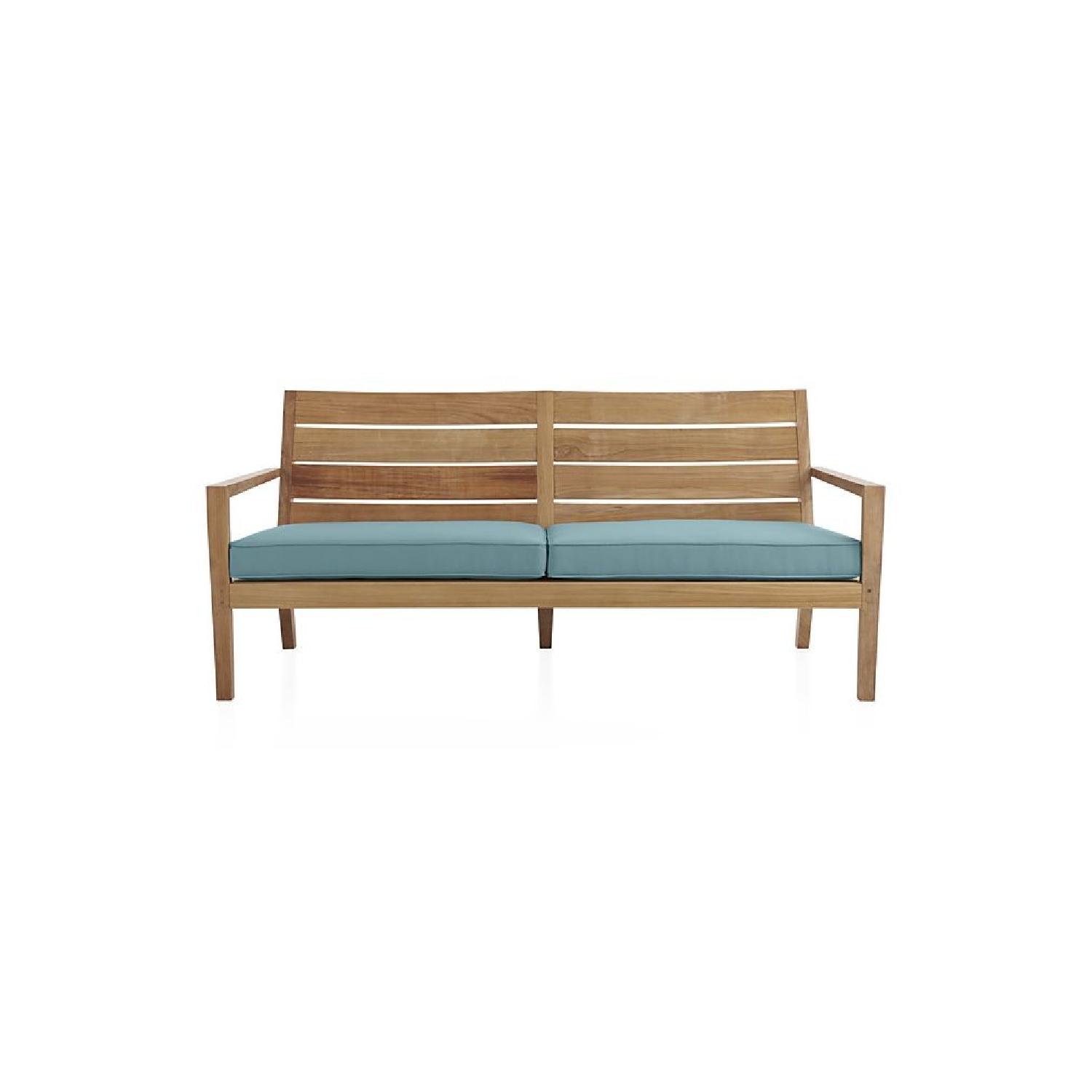 Crate & Barrel Regatta Outdoor Teak Furniture - image-6