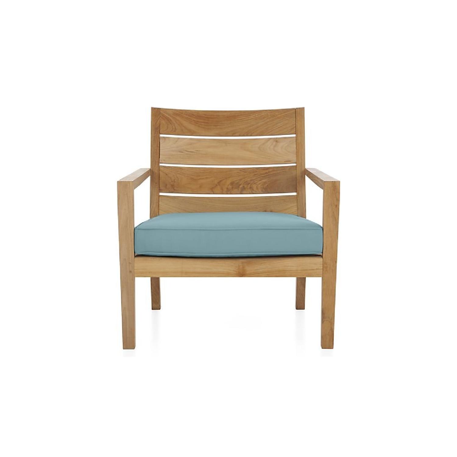 Crate & Barrel Regatta Outdoor Teak Furniture - image-7