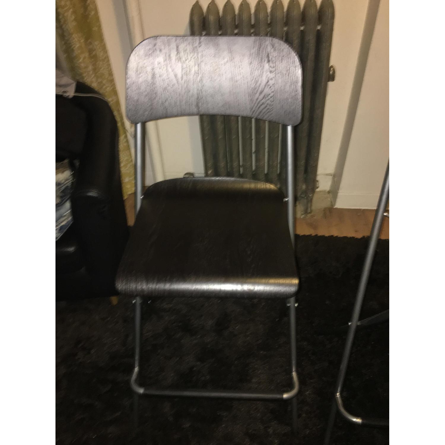Ikea Franklin Foldable Wood Bar Stools - image-5