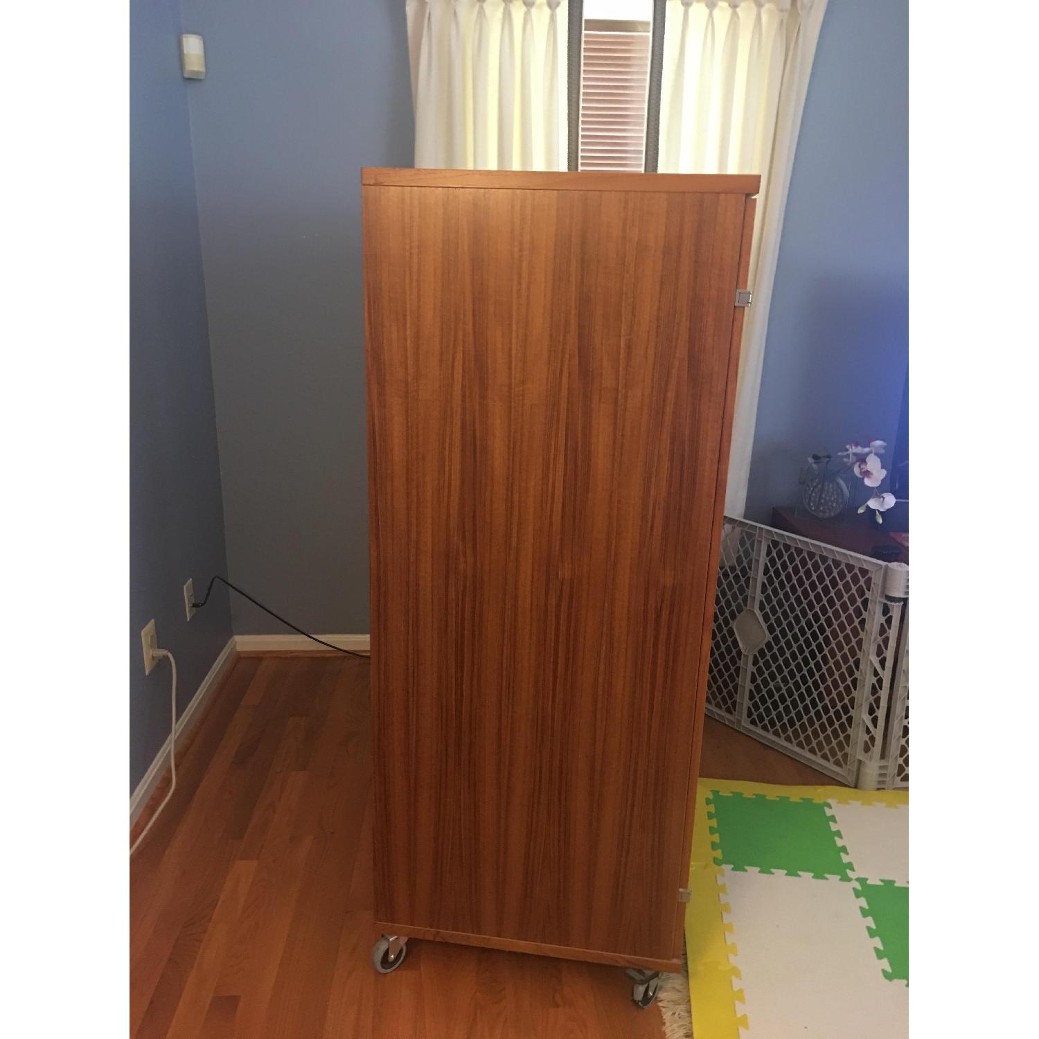 Scan Design Furniture Teak Cabinet w/ Table - image-3