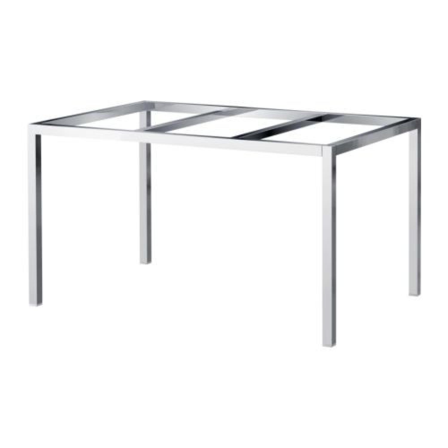 Ikea Torsby White Gloss Dining Table - image-3