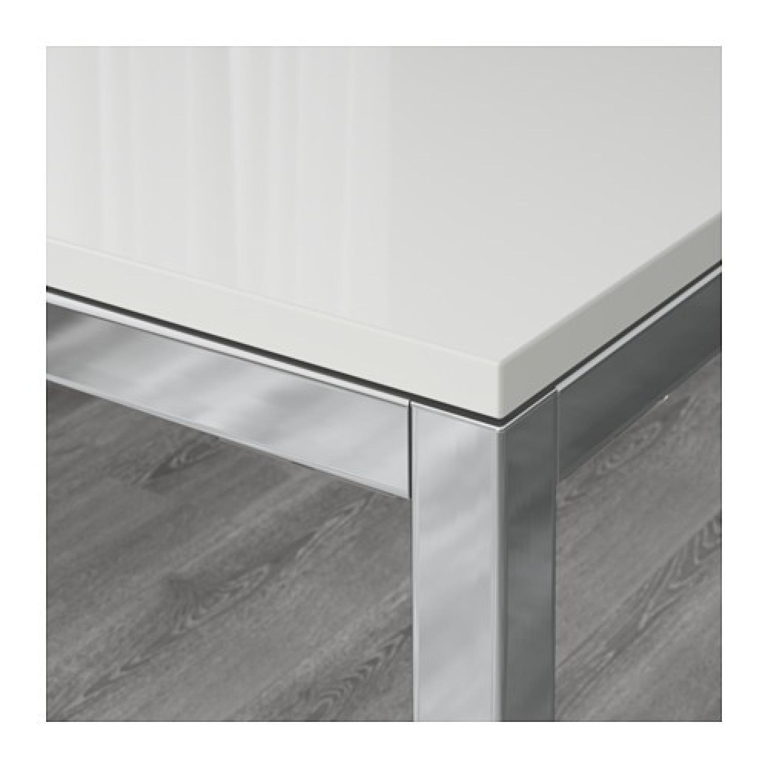 Ikea Torsby White Gloss Dining Table - image-4