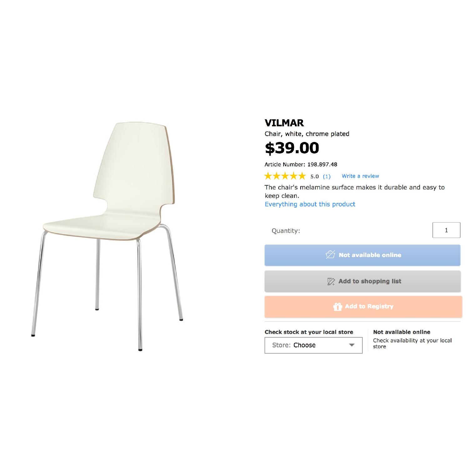 Ikea Vilmar Chairs - AptDeco