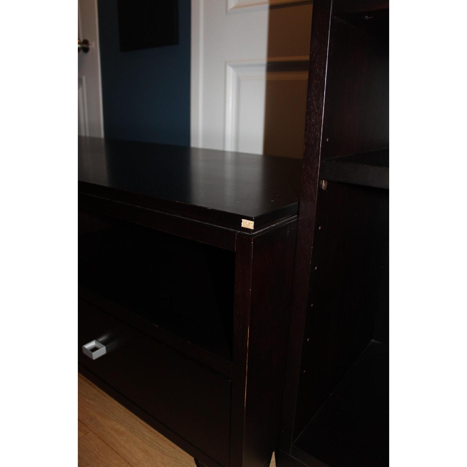 Crate & Barrel Baronet Media Console w/ 2 Media Towers - image-3