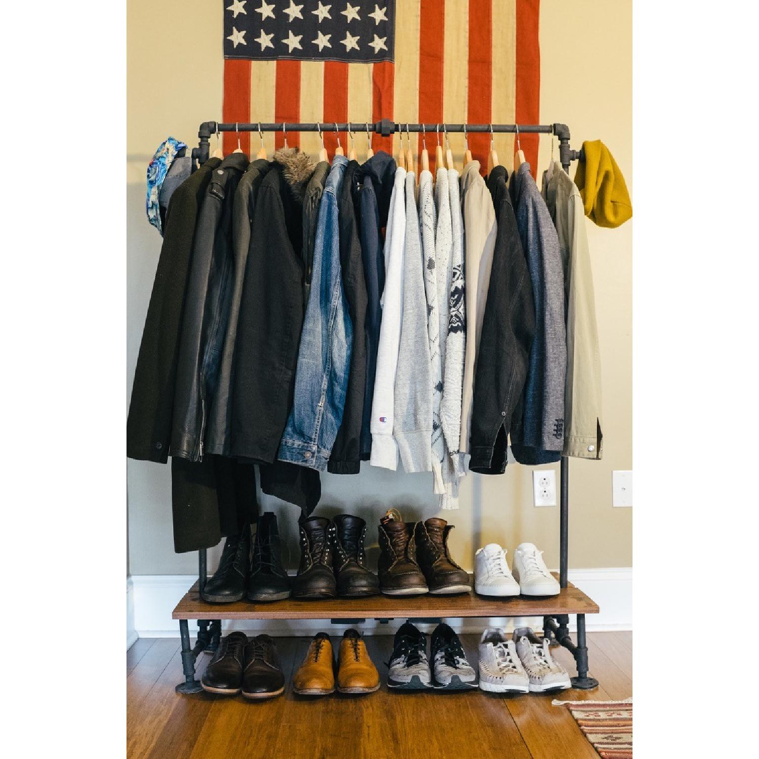 Handmade Clothing Rack - AptDeco