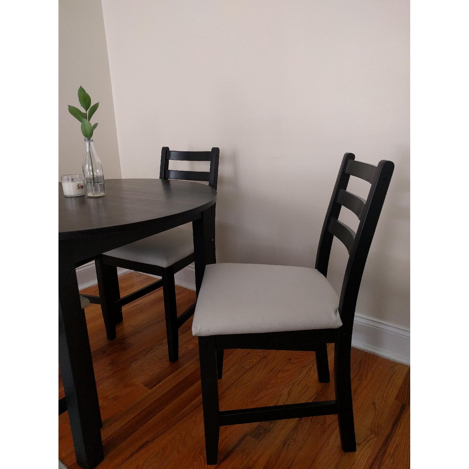 Ikea Round Dining Table w/ 4 Chairs - image-1