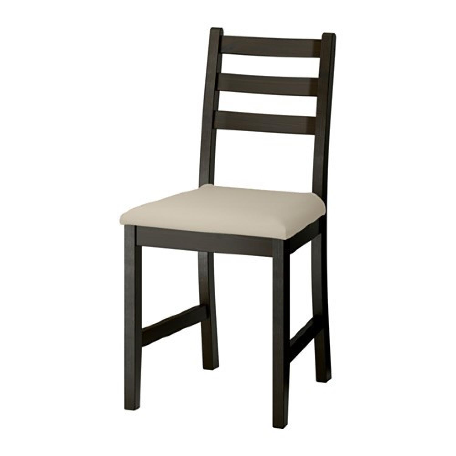 Ikea Round Dining Table w/ 4 Chairs AptDeco