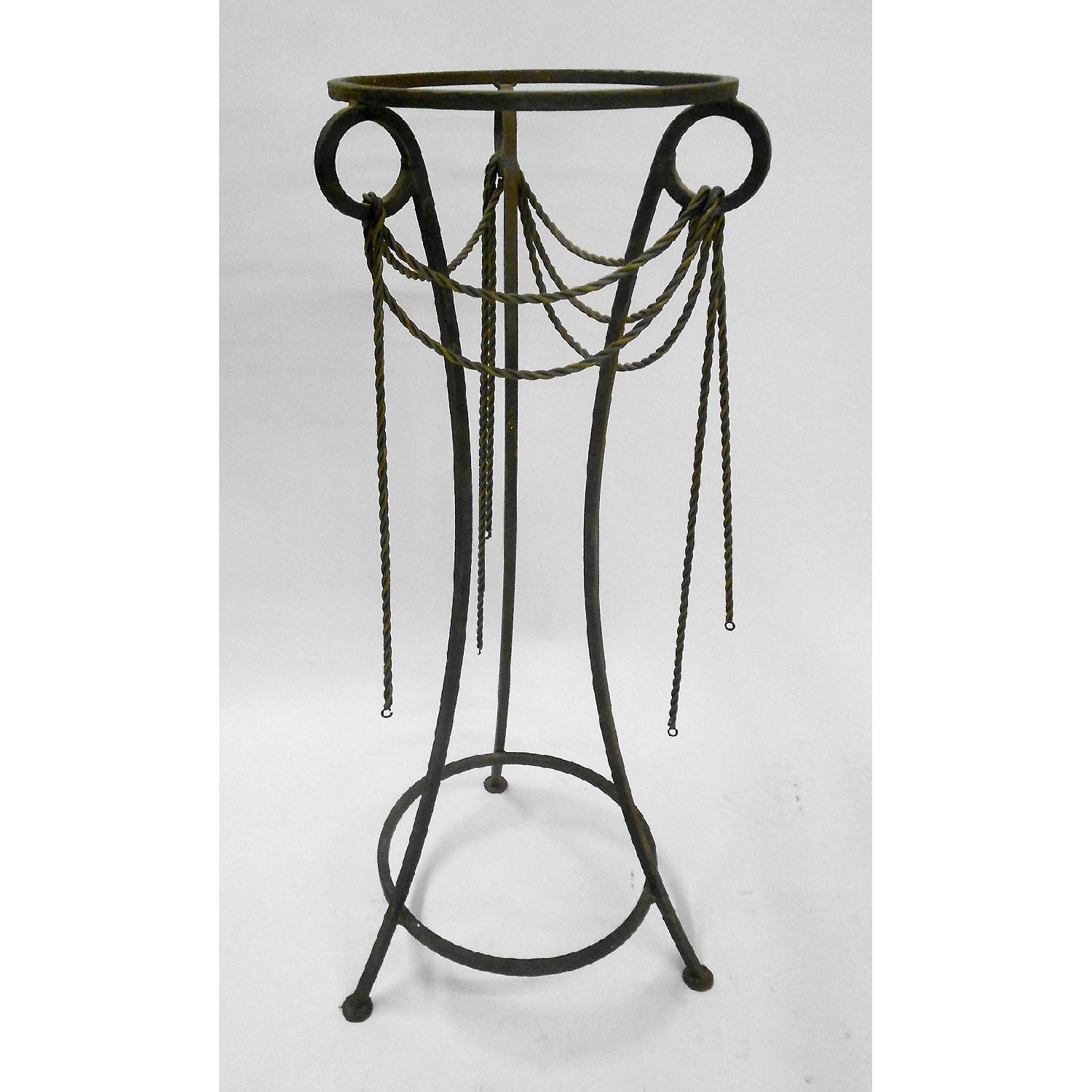 Wrought Iron Tall Pedestal - image-1