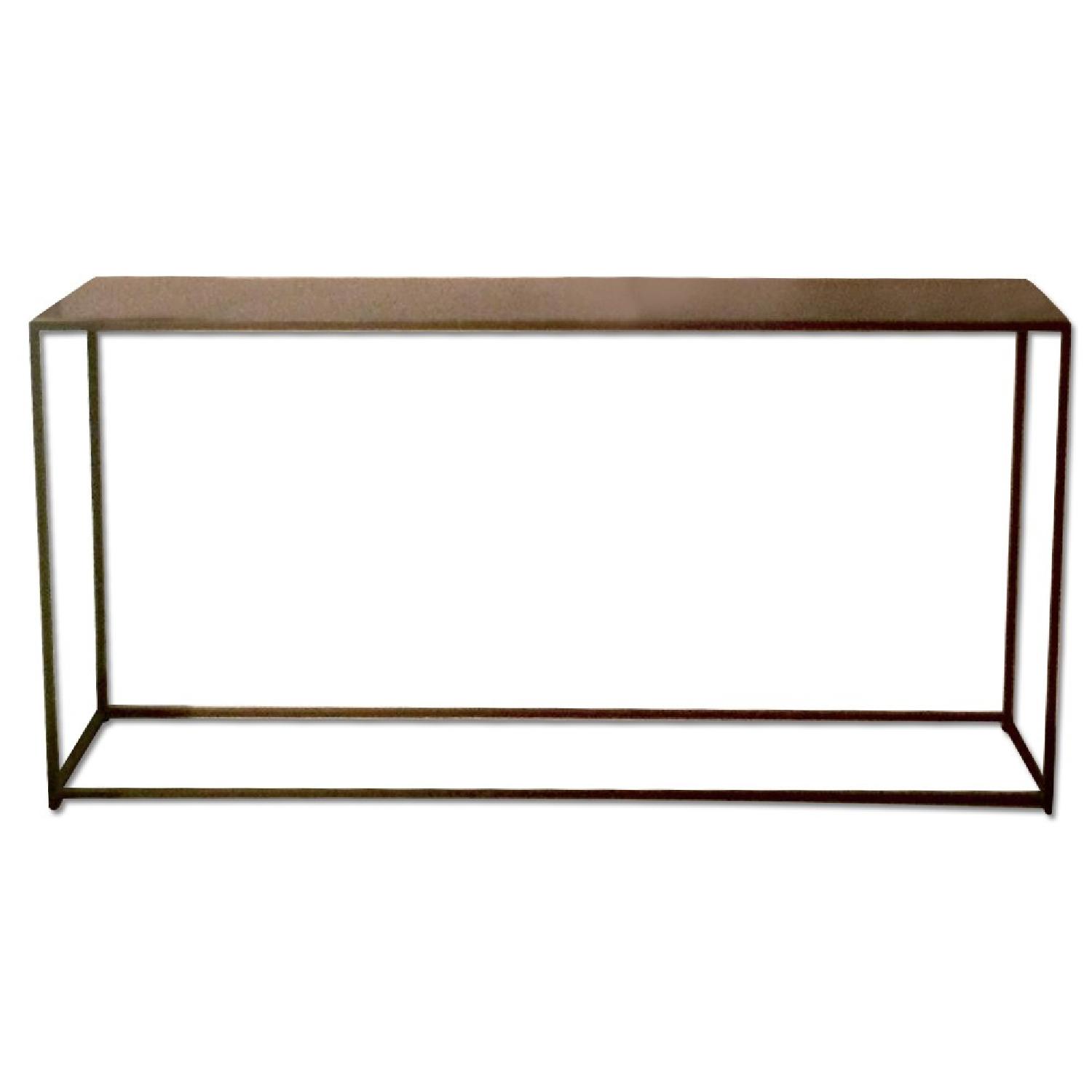 CB2 Mill Console Table AptDeco