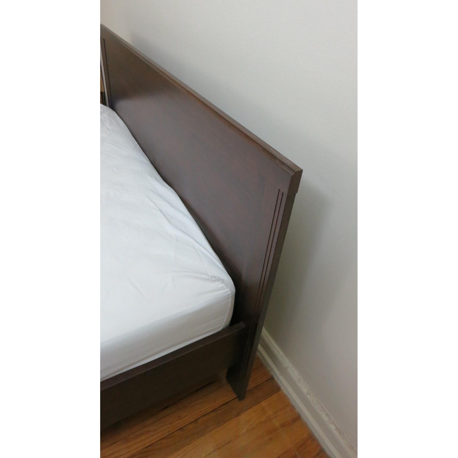 Ikea Brusali Queen Size Bed Frame - AptDeco