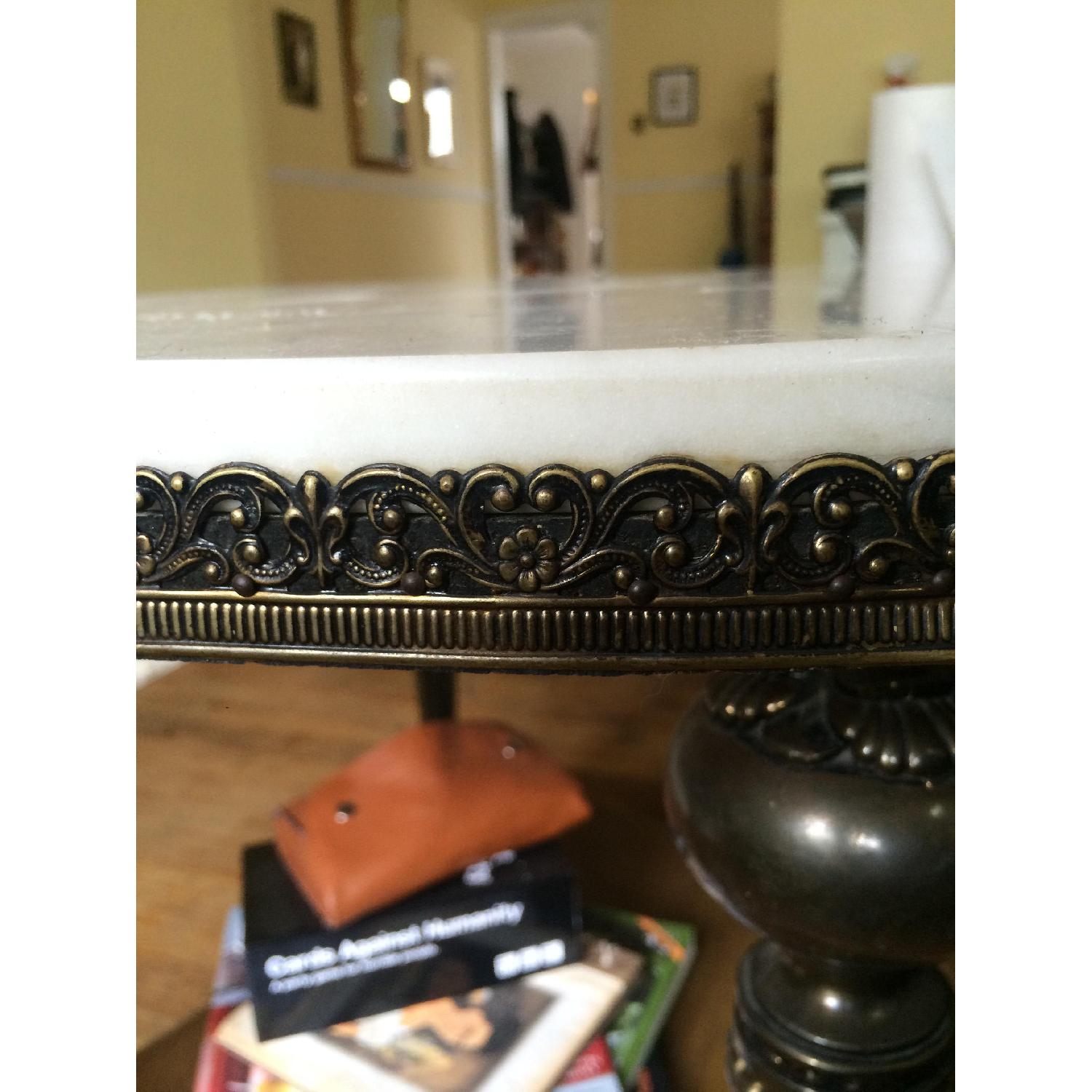 Vintage Marble Top Coffee Table - image-3