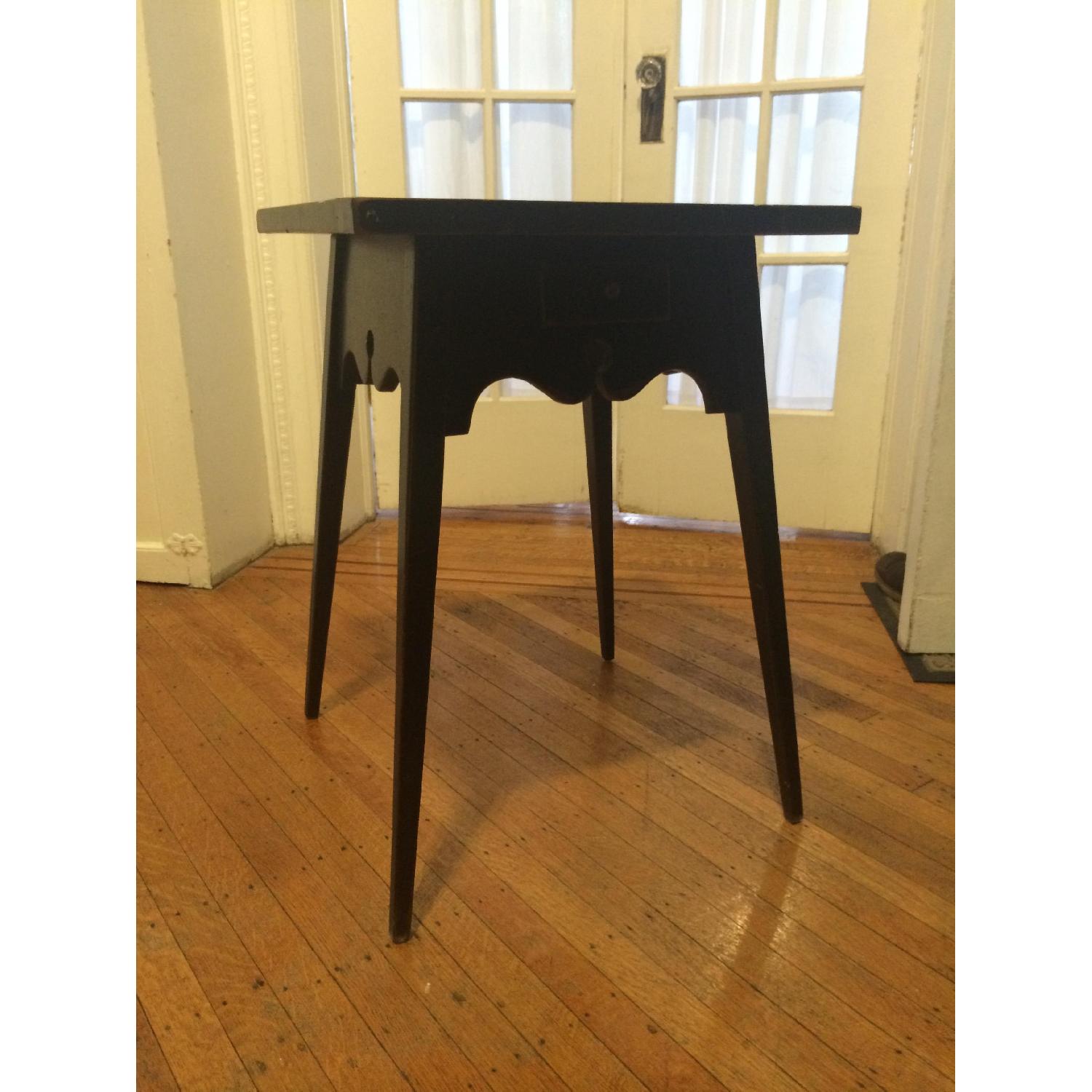 Antique Parcheesi Game End Table - image-2