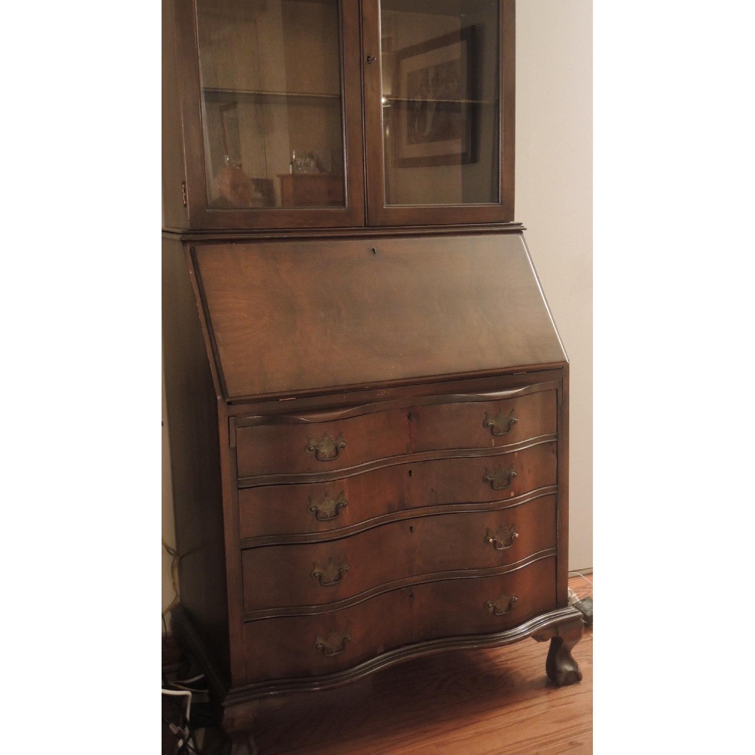 Vintage 1940s Secretary Desk - image-3
