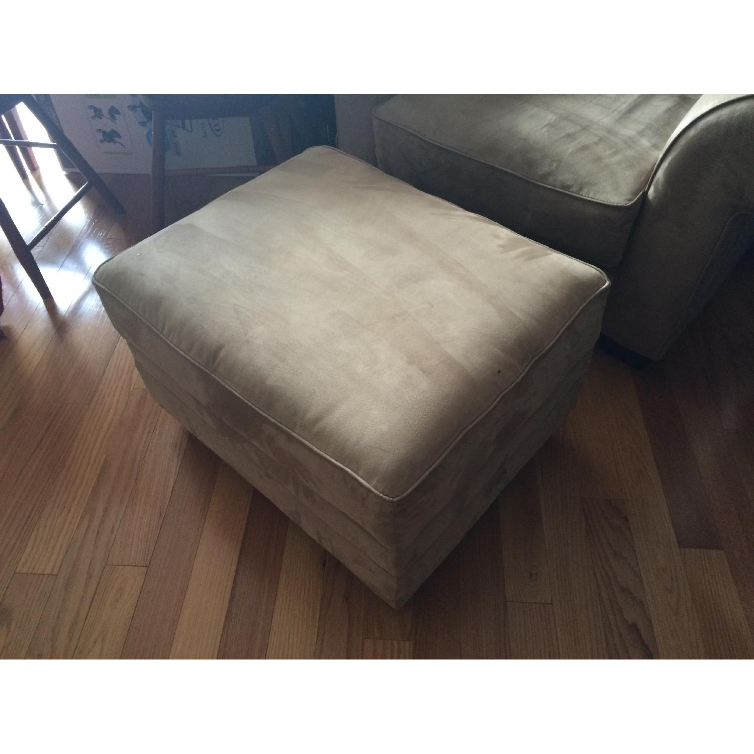 Macy's Raja Arm Chair w/ Ottoman AptDeco