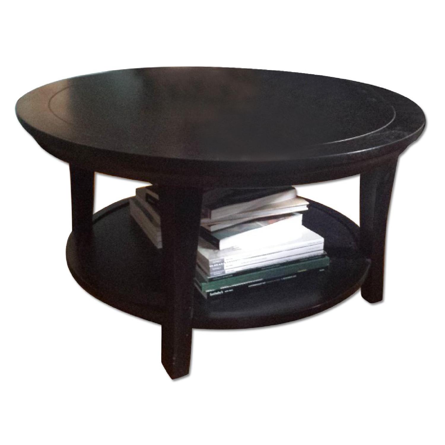 Pottery Barn Metropolitan Round Coffee Table - image-3