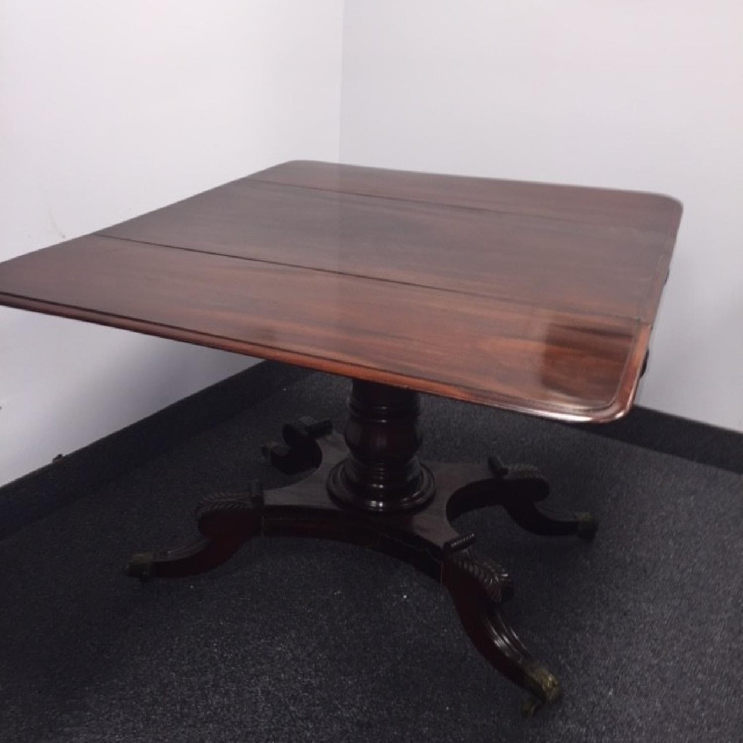 Wood Drop Leaf Dining Table - image-4