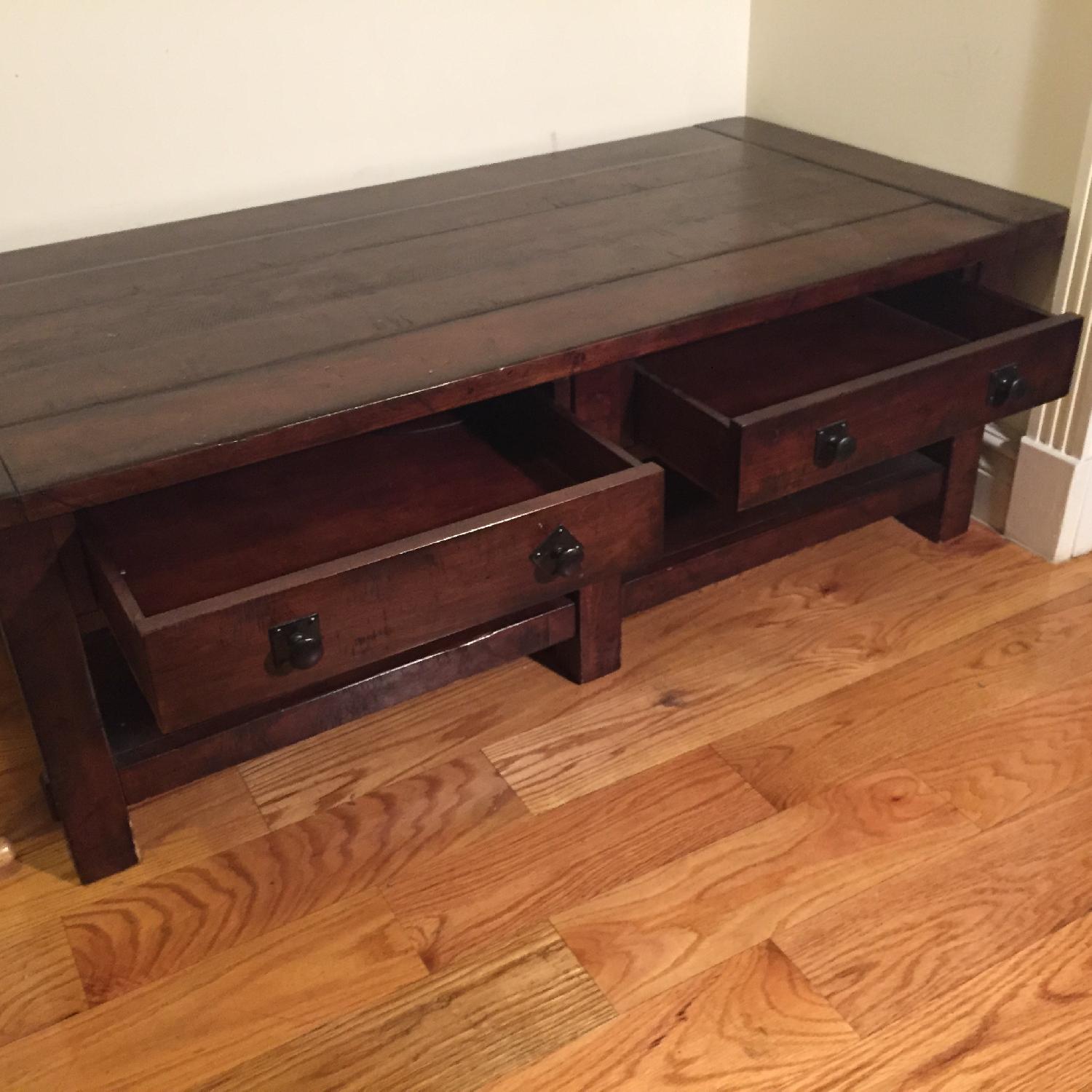 Pottery Barn Benchwright Coffee Table AptDeco