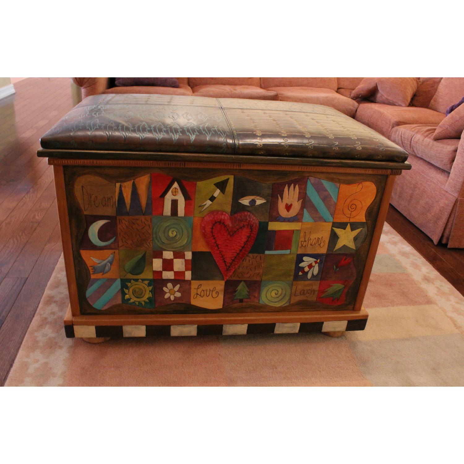 Sticks Leather Top Chest - image-3