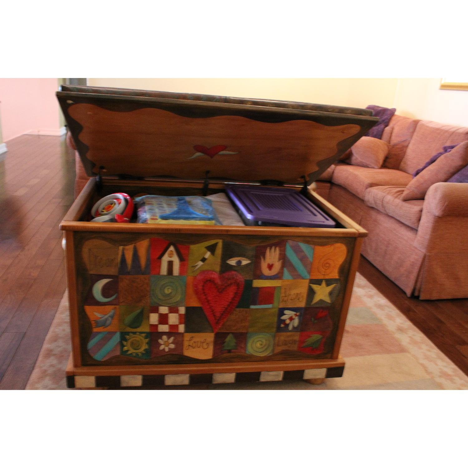 Sticks Leather Top Chest - image-4