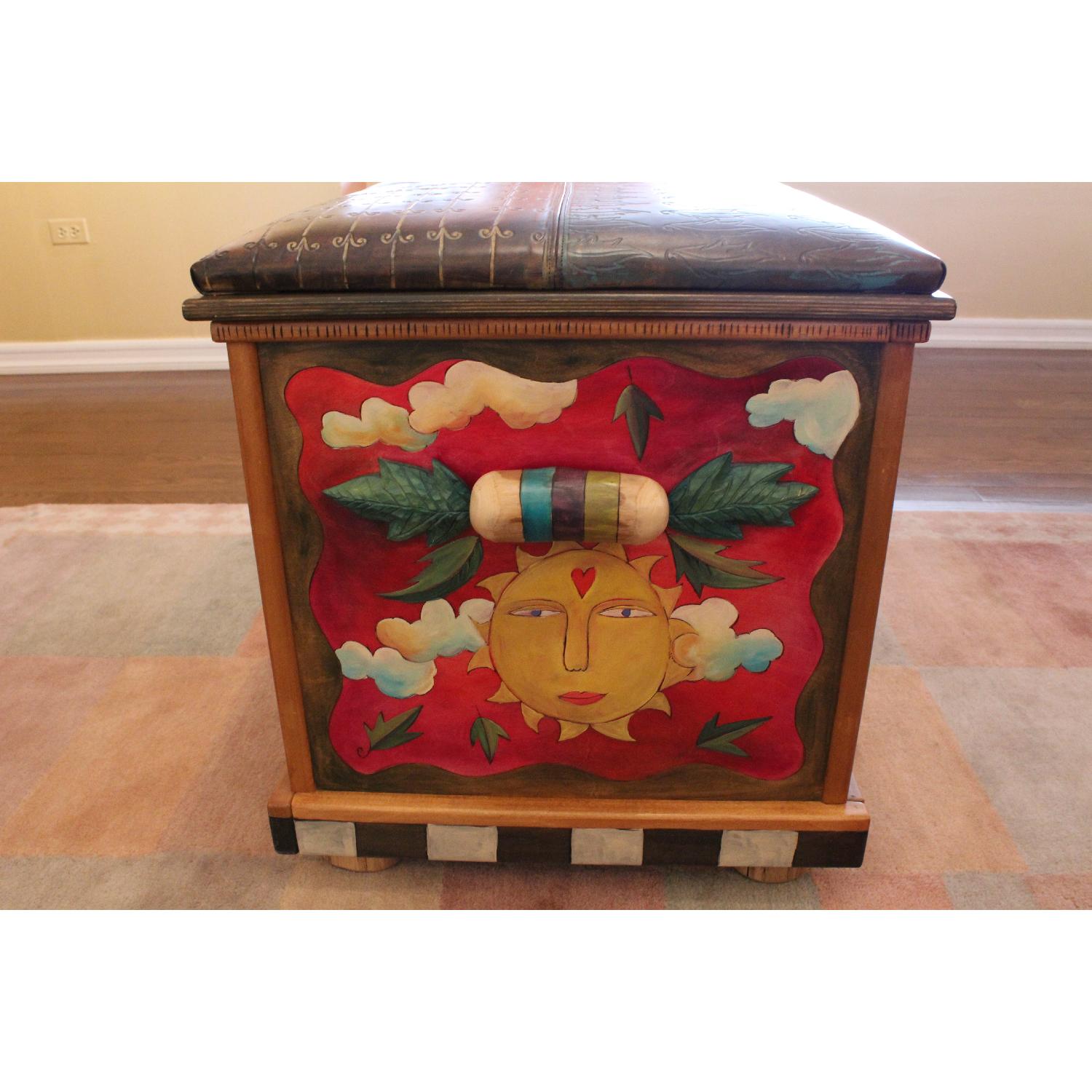 Sticks Leather Top Chest - image-5