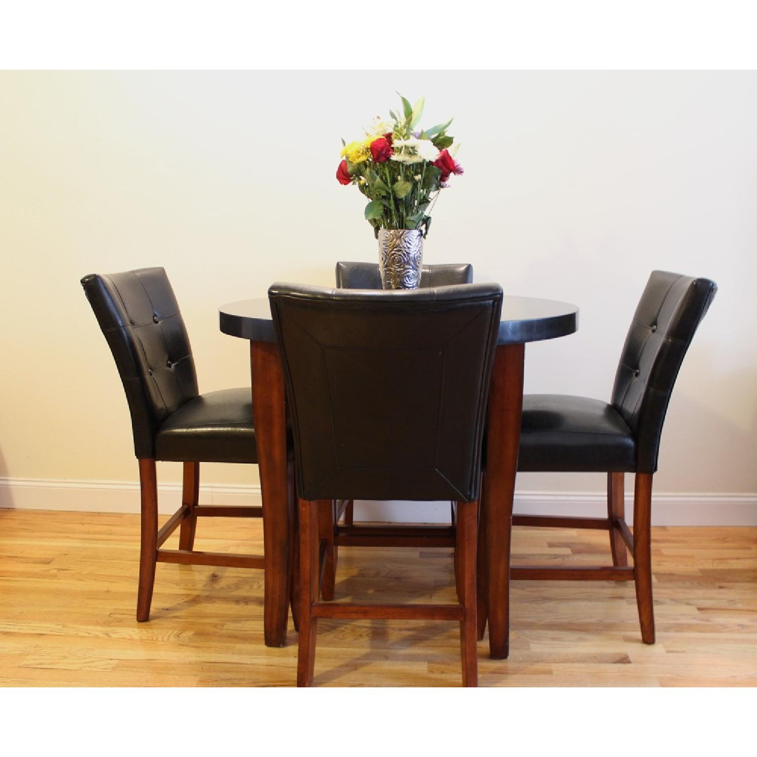 Bob's Montibello 5 Piece Black Dining Set - image-1