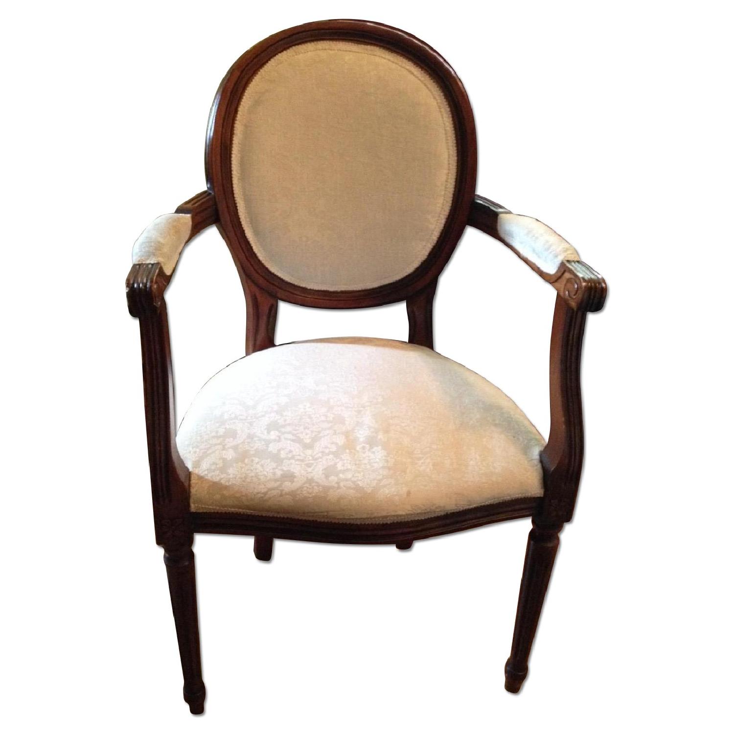 JC Penney Louis XVI Style Arm Chairs - Set of 4 - image-0