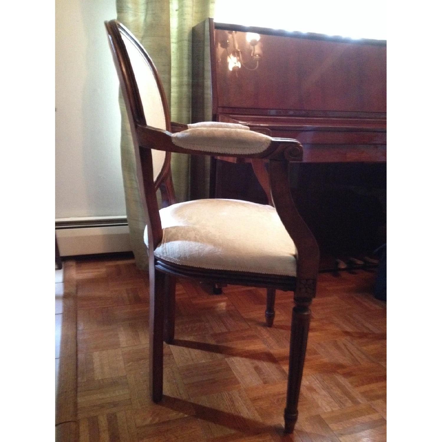 JC Penney Louis XVI Style Arm Chairs - Set of 4 - image-3