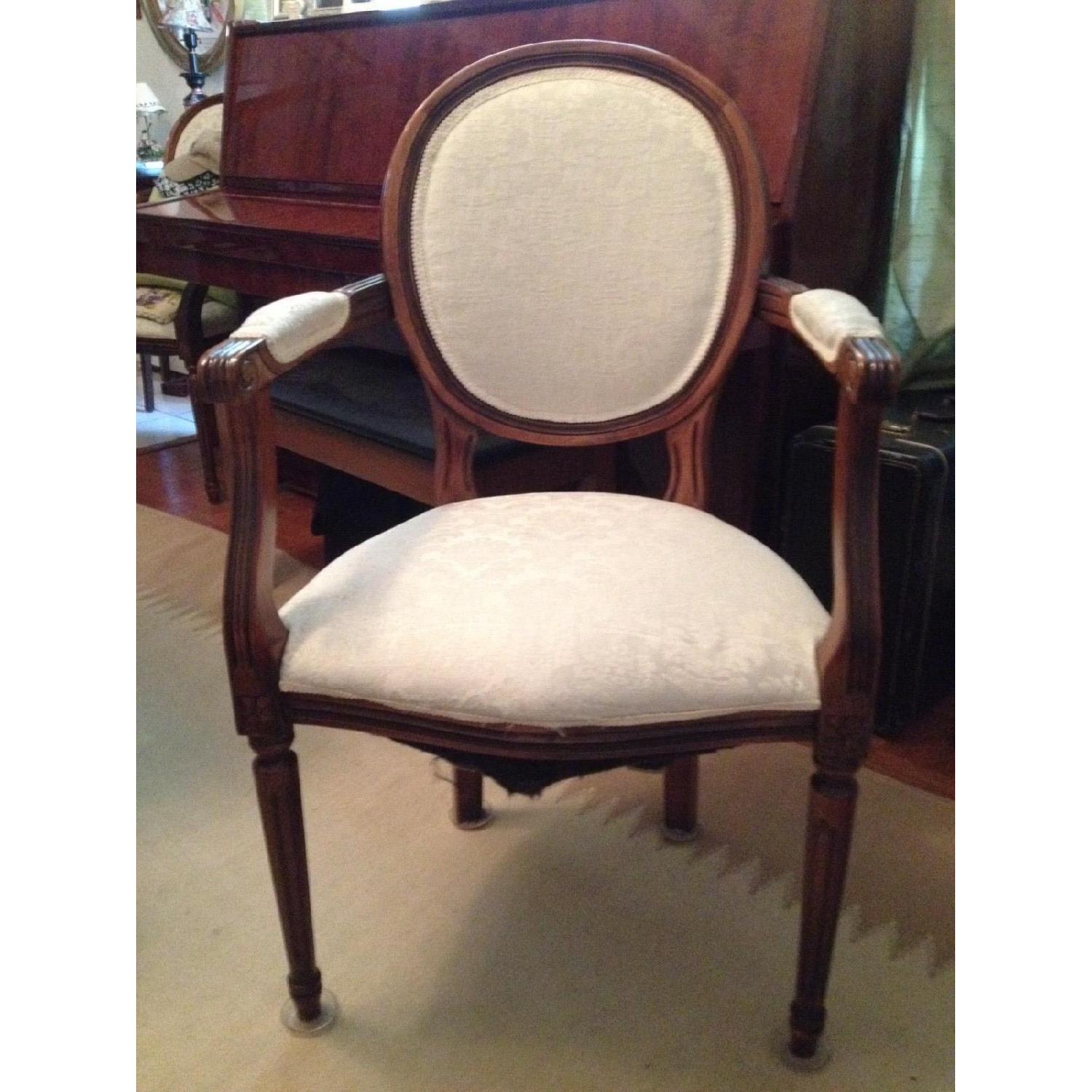 JC Penney Louis XVI Style Arm Chairs - Set of 4 - image-10