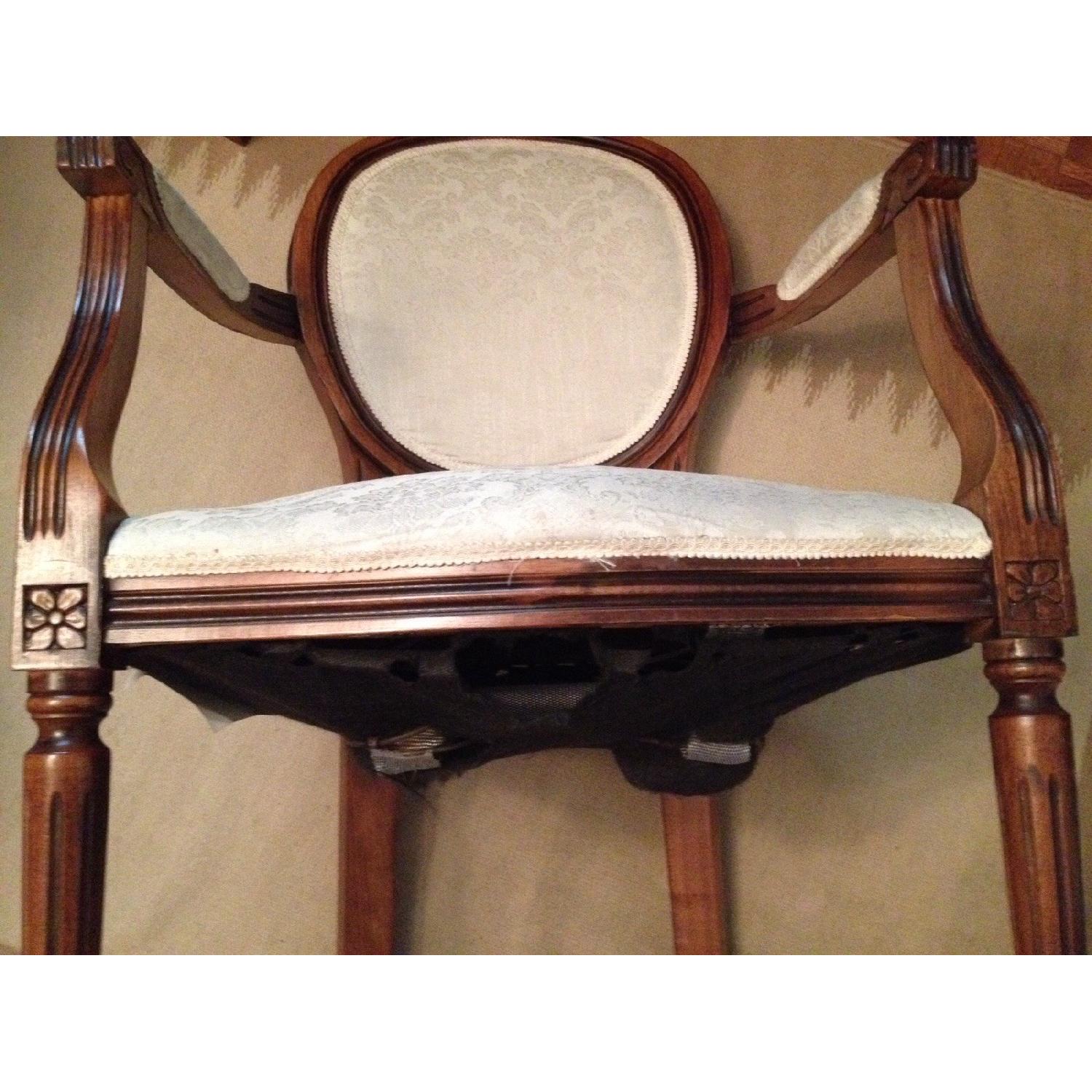 JC Penney Louis XVI Style Arm Chairs - Set of 4 - image-11
