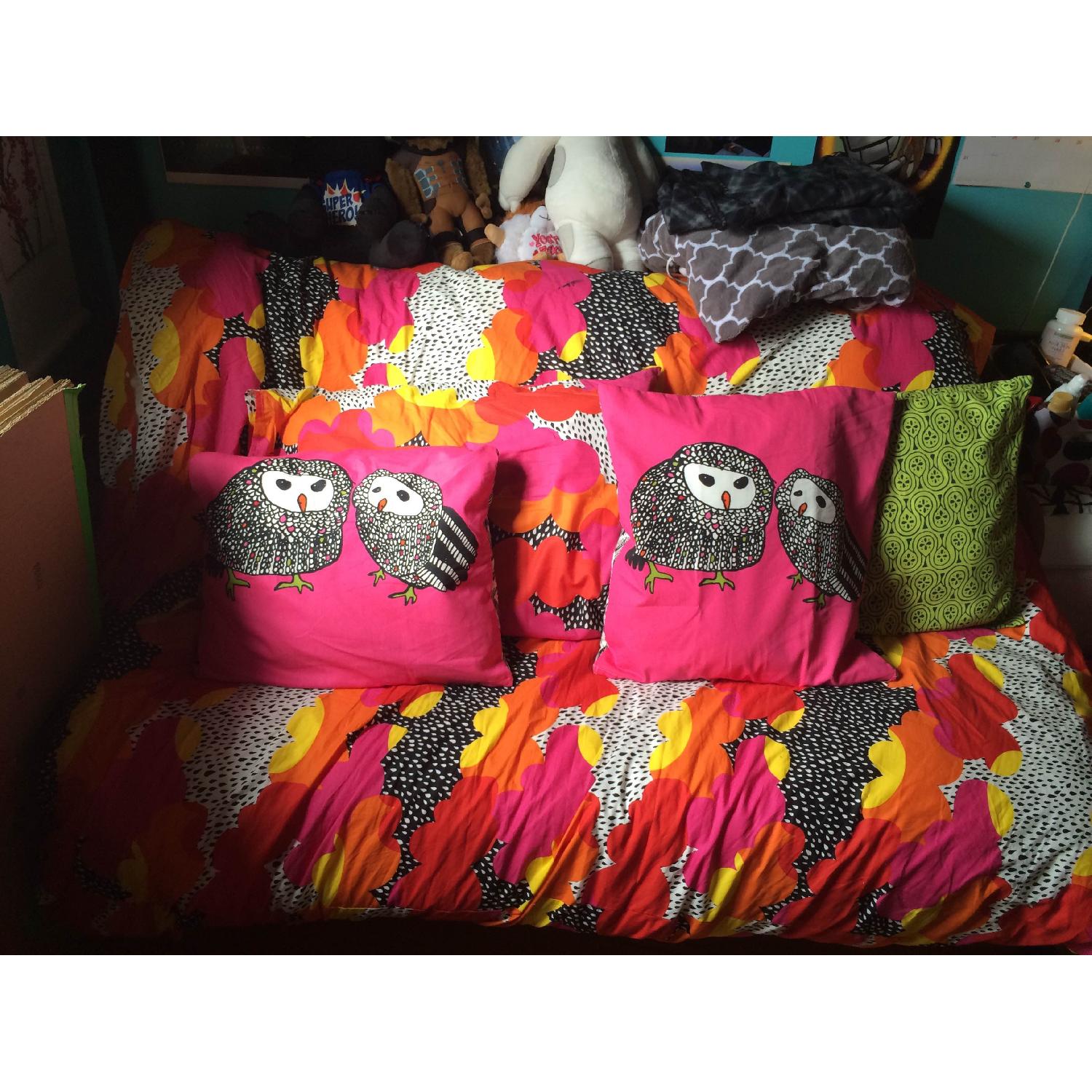 Ikea Stora Full Sized Loft Bed + Lyckselle Sofa Bed - image-4