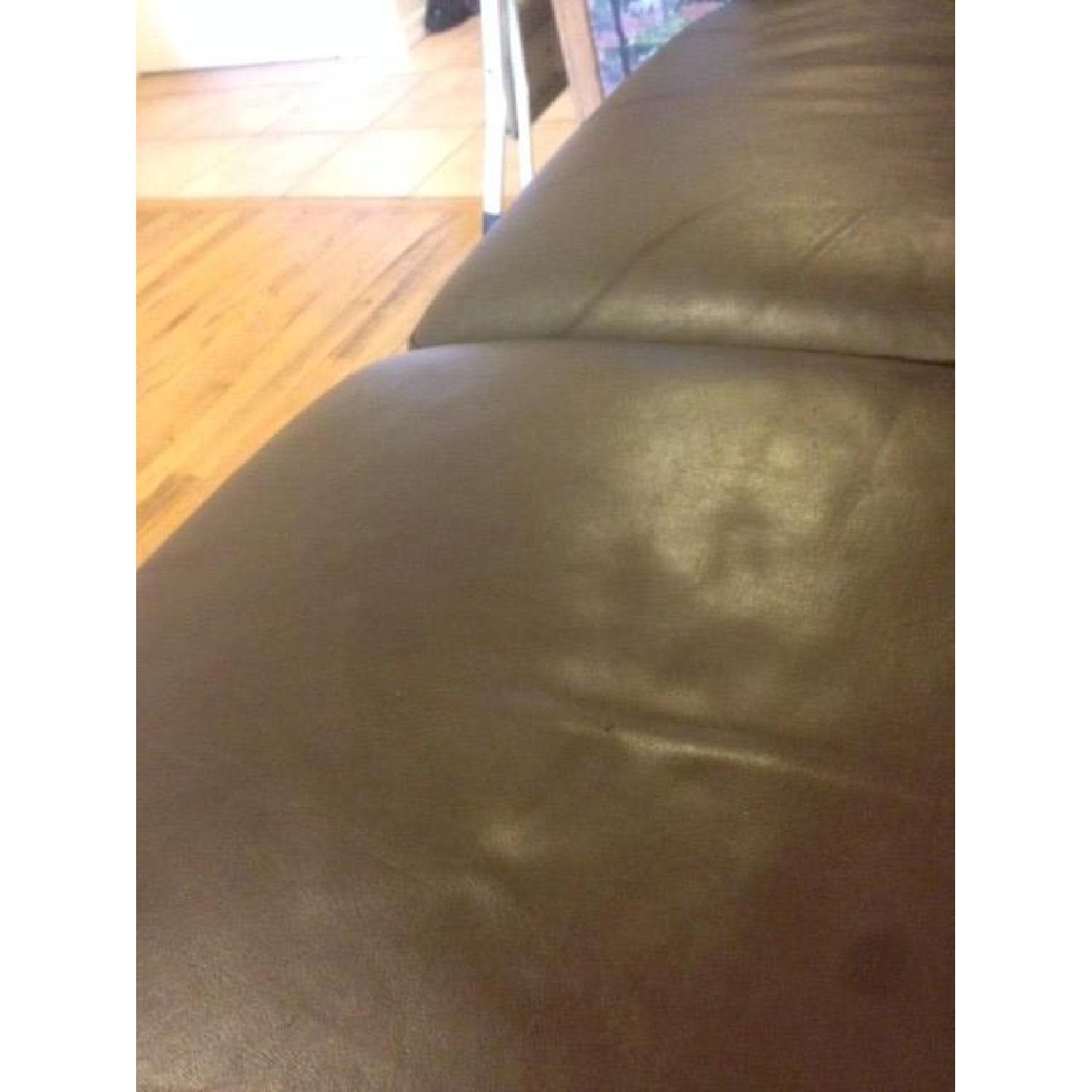 Natuzzi Leather Sofa - image-2