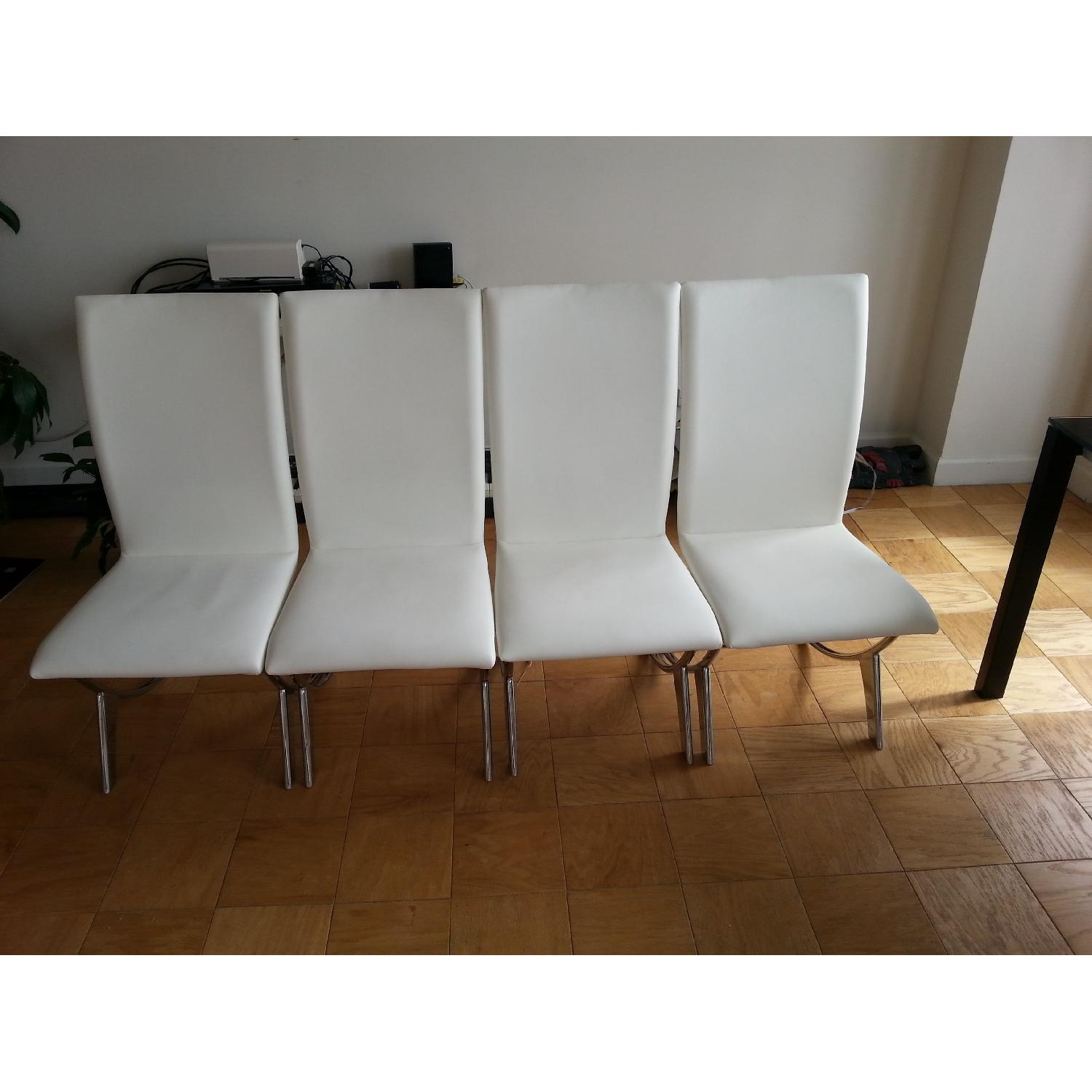 Zuo Modern Delphin White Leather - image-2