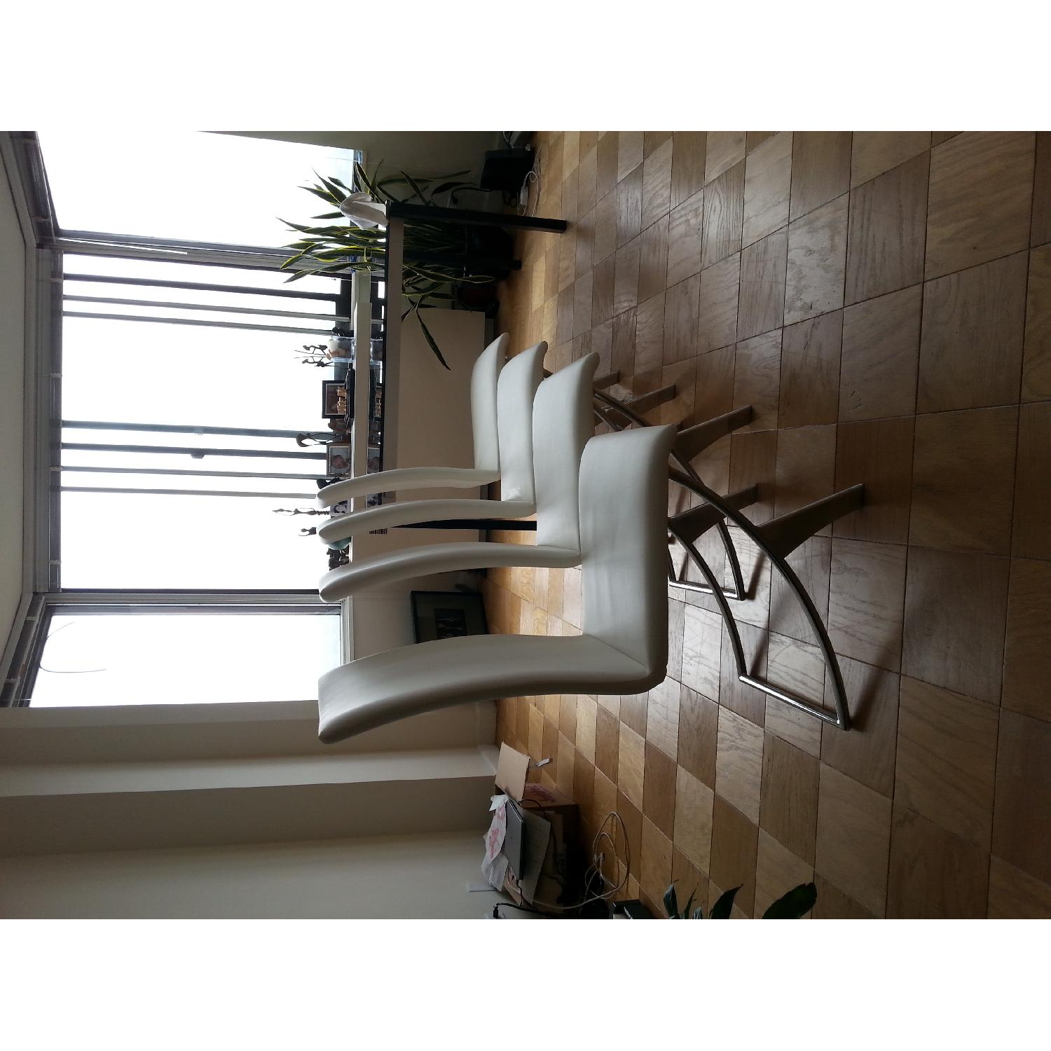 Zuo Modern Delphin White Leather - image-4