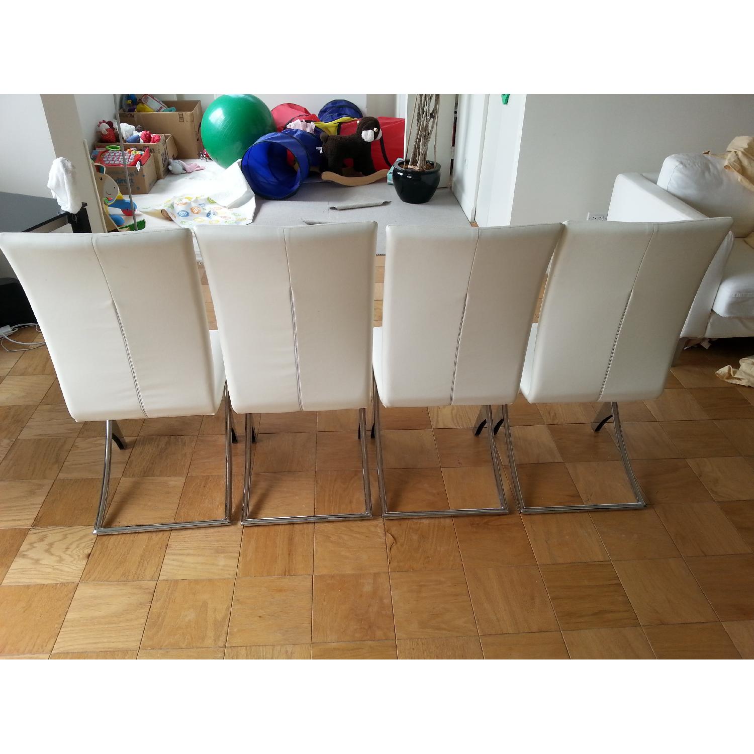 Zuo Modern Delphin White Leather - image-6