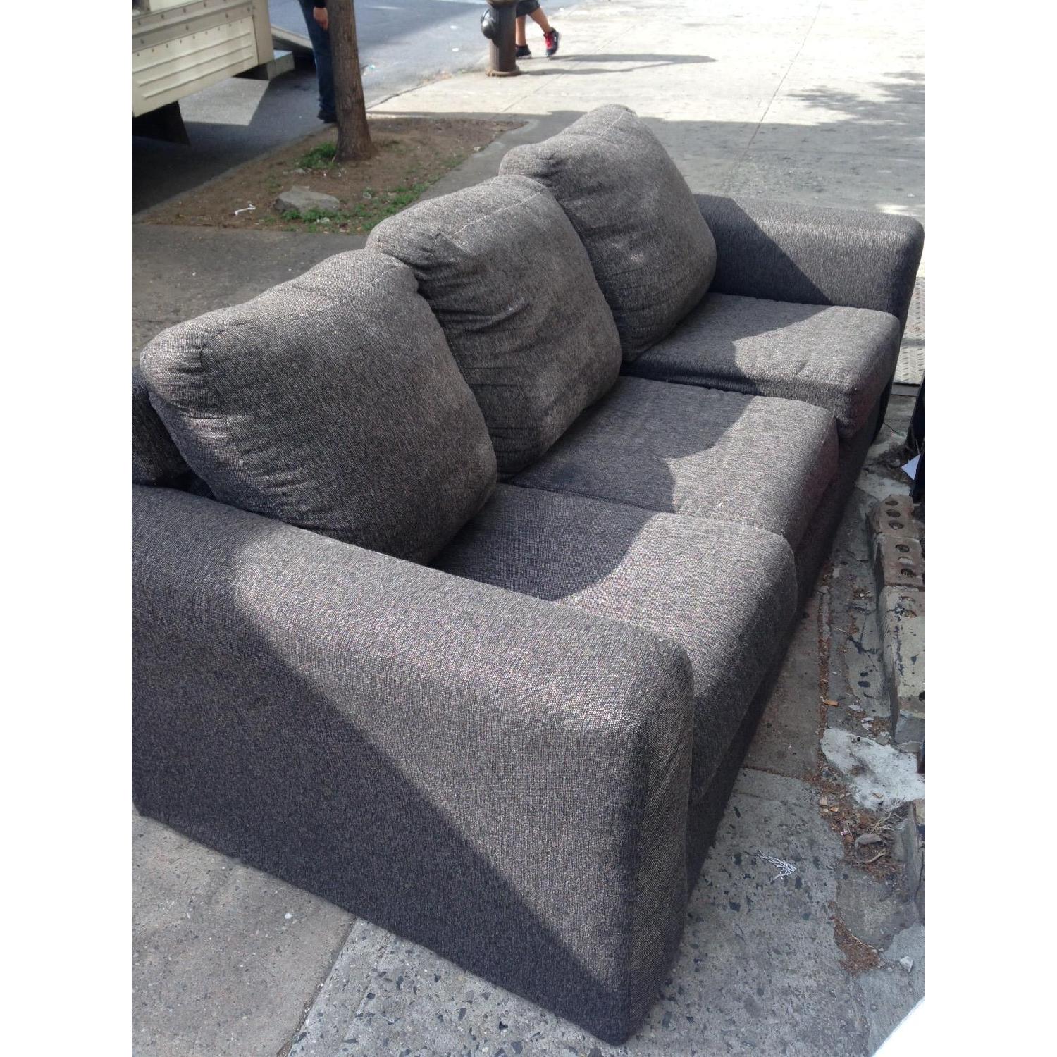 Grey Tweed Sofa - image-1