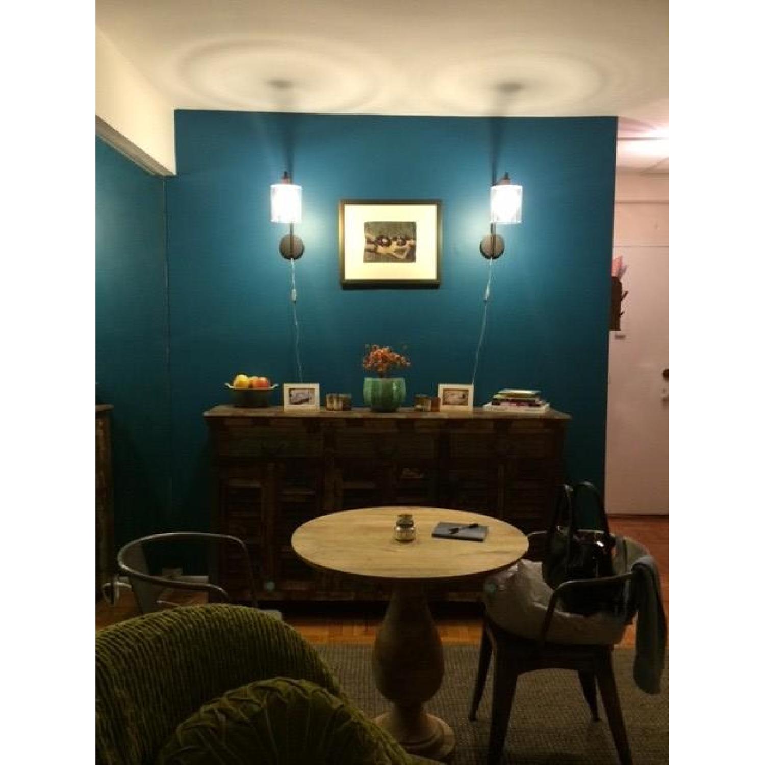 West Elm Solid Wood Round Table - image-1