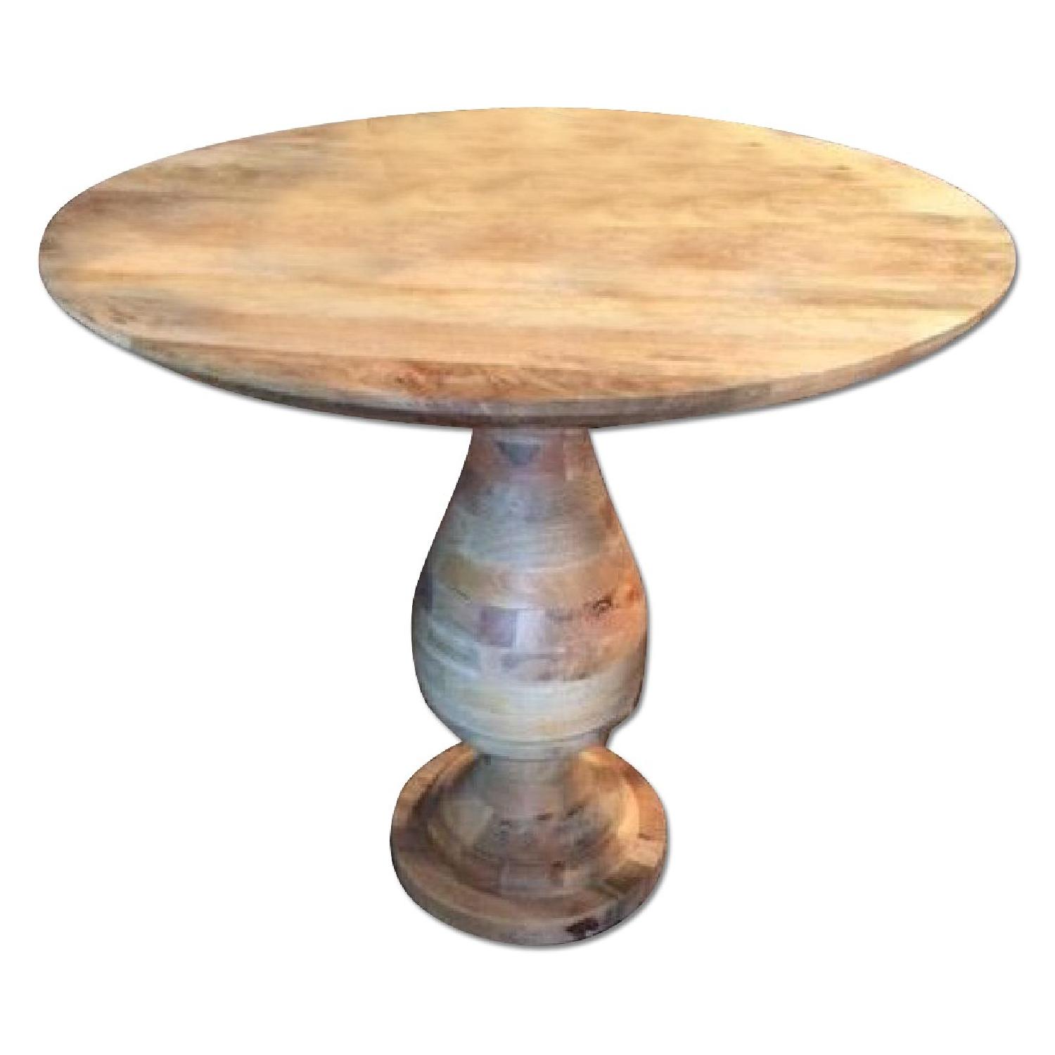 West Elm Solid Wood Round Table - image-0