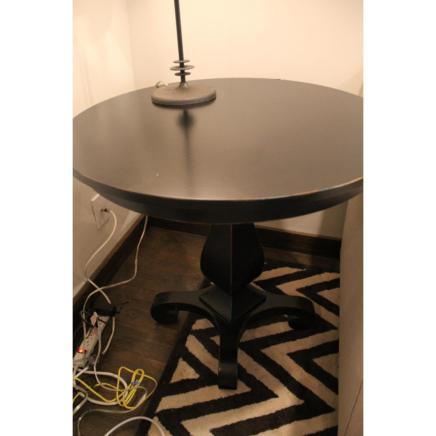 Crate & Barrel Esme Bruno Pedestal Table AptDeco