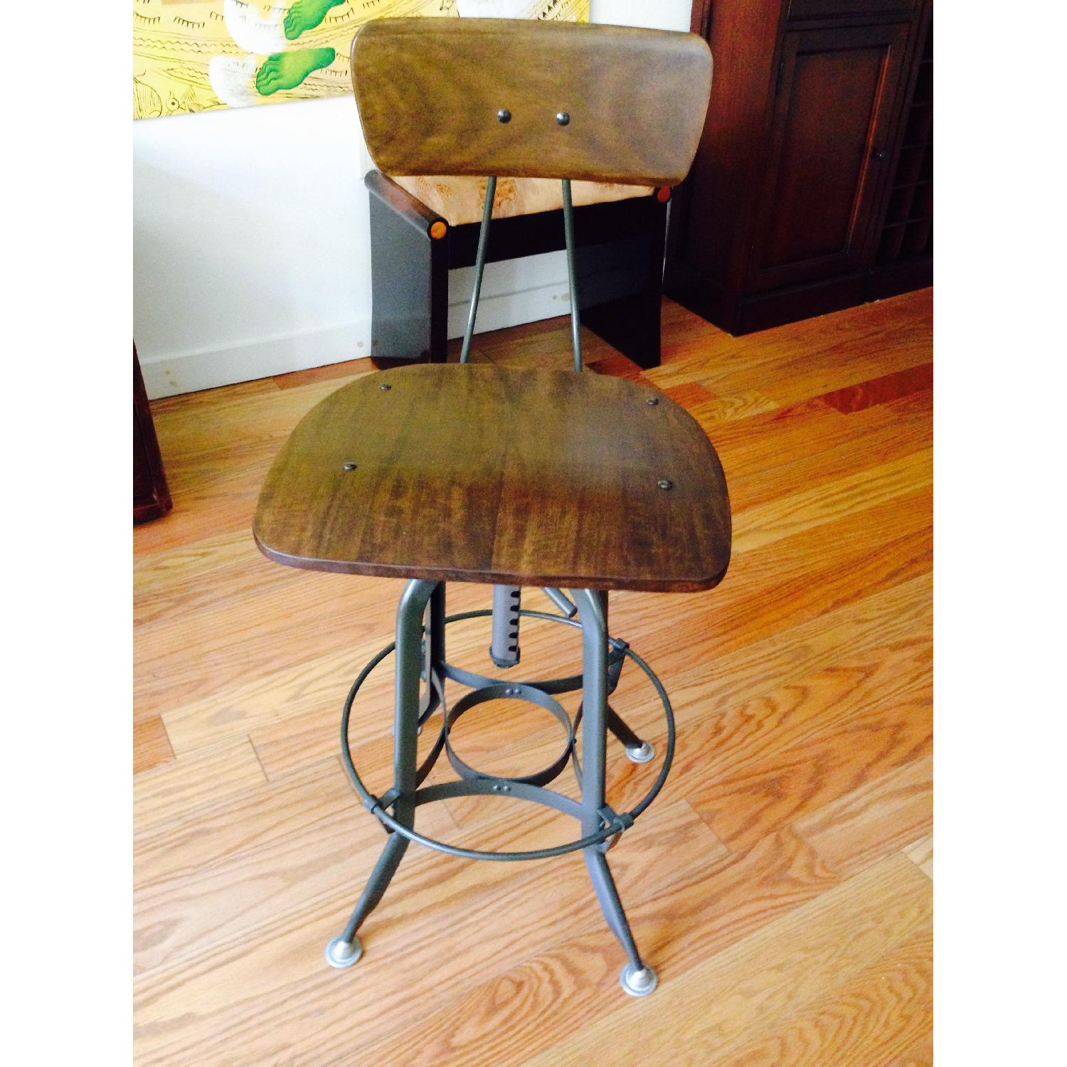 Restoration Hardware Vintage Toledo Bar Chairs Set of 4 AptDeco