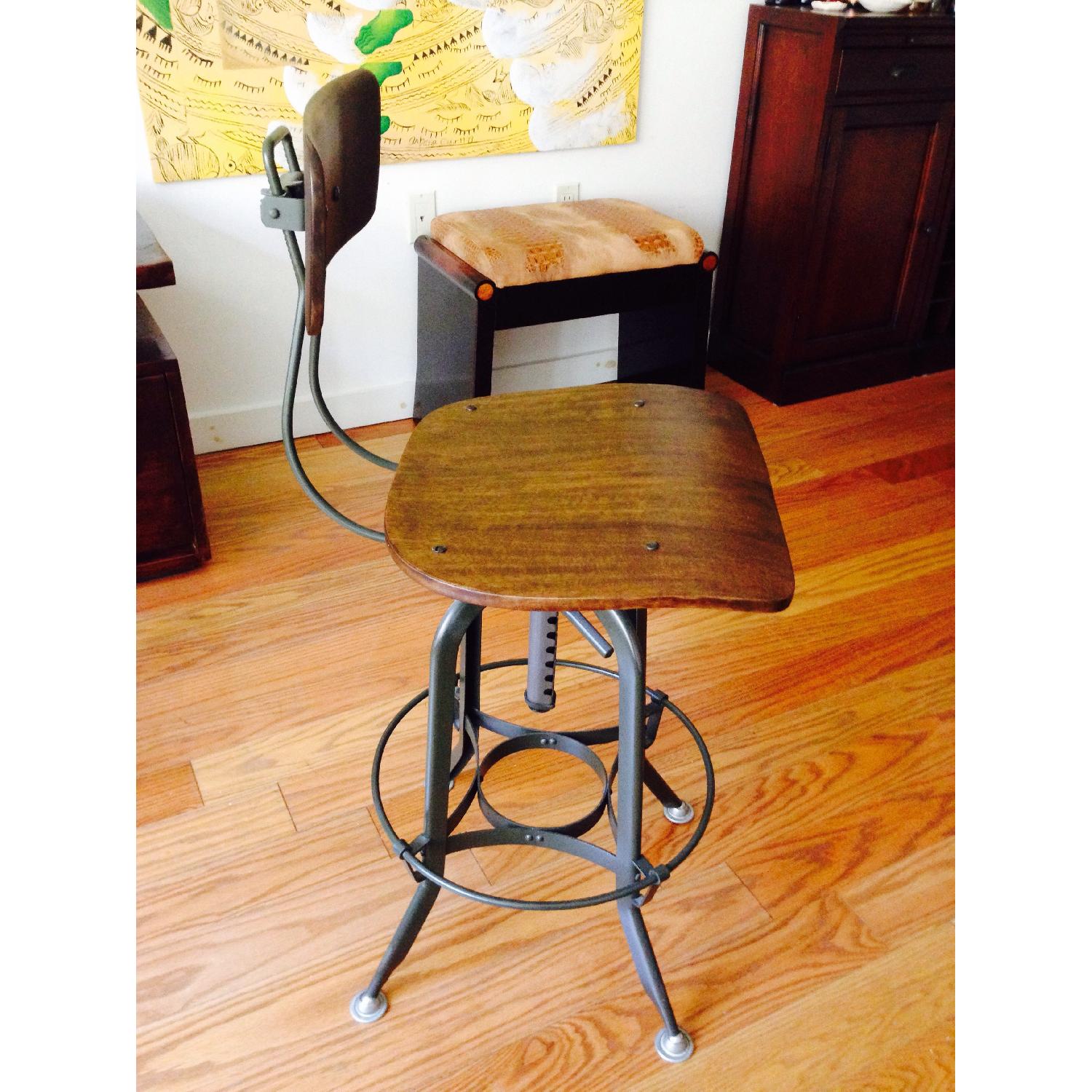 Restoration Hardware Vintage Toledo Bar Chairs Set of 4 AptDeco