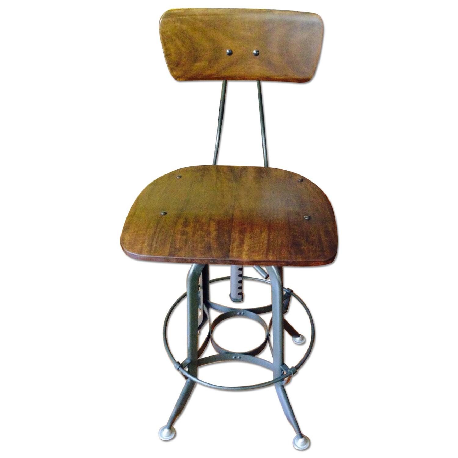 Restoration Hardware Vintage Toledo Bar Chairs Set of 4 AptDeco